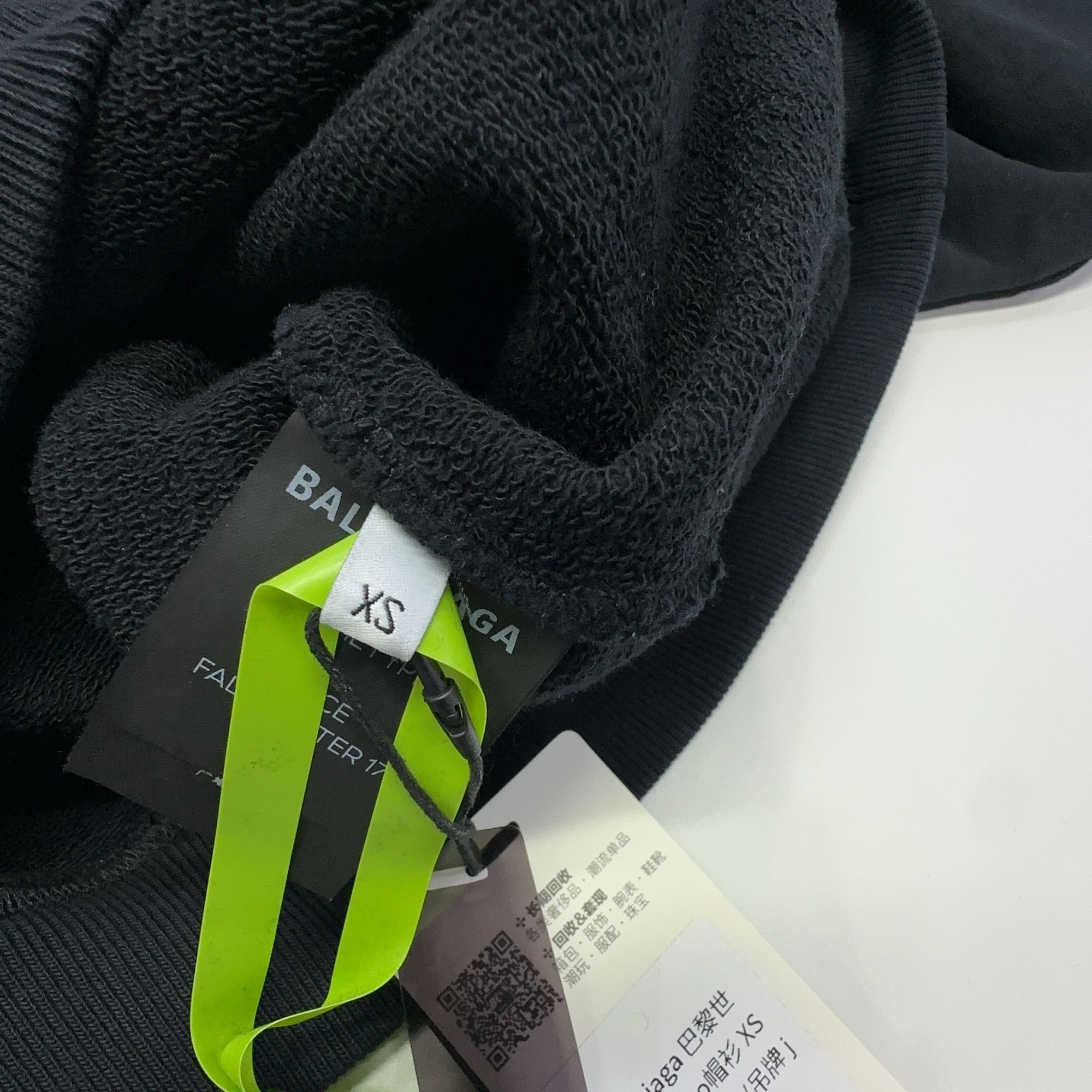Balenciaga Balenciaga Back Logo Hoodie XS Size US XS / EU 42 / 0 - 6 Thumbnail