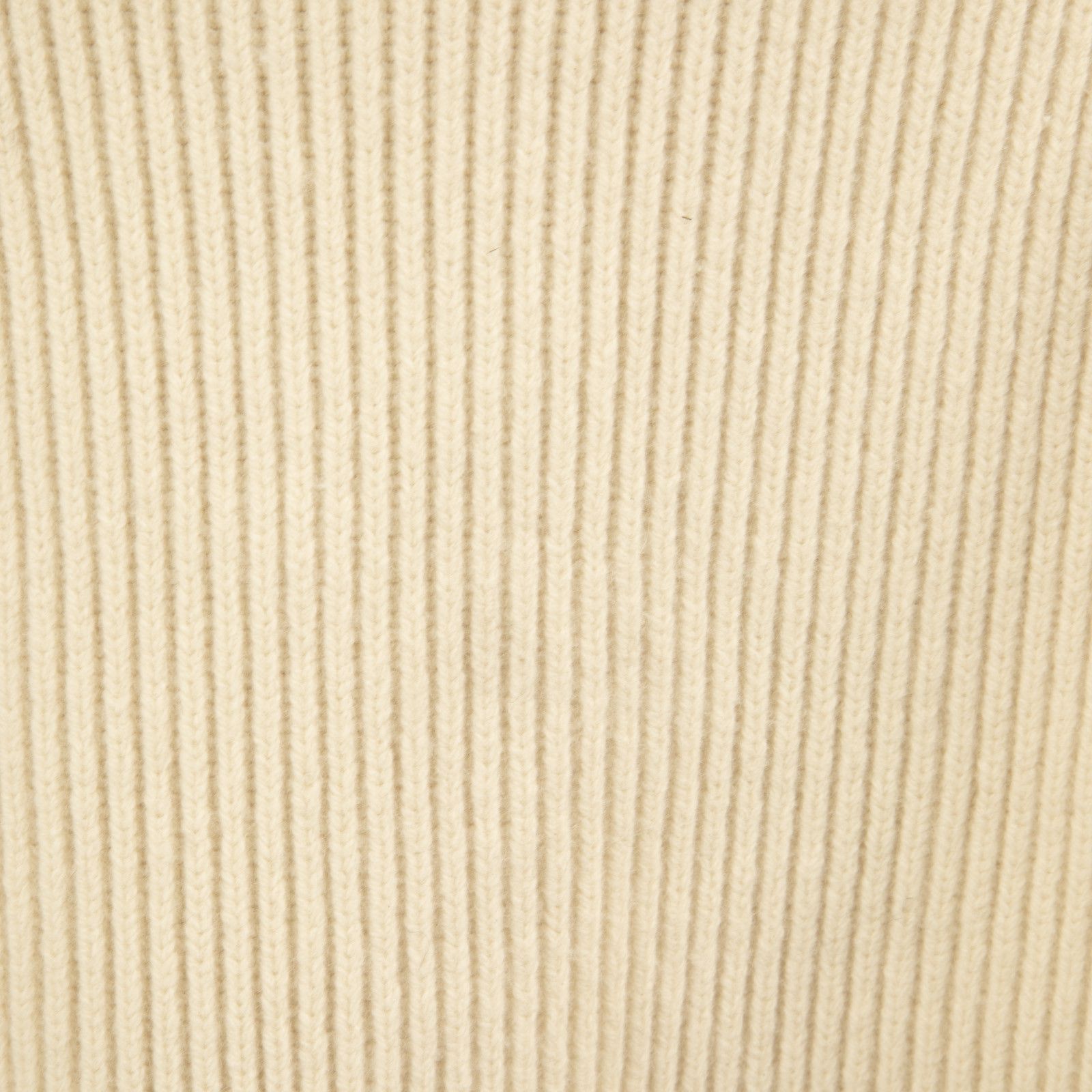 Toteme Beige Wool Ribbed Turtleneck Jumper Size XL / US 12-14 / IT 48-50 - 3 Thumbnail