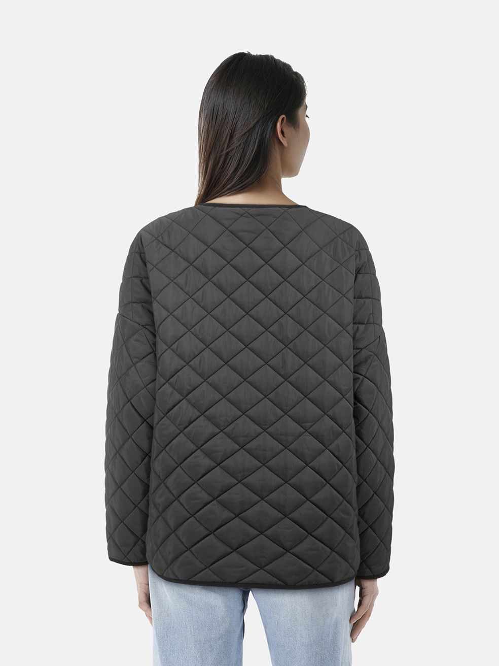 Toteme Black Quilted Jacket Size L / US 10 / IT 46 - 2 Thumbnail