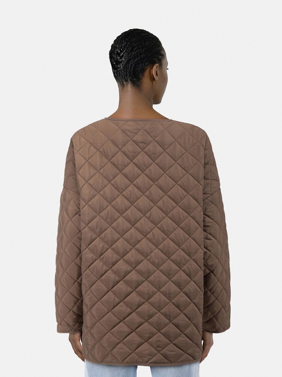 Toteme Brown Quilted Jacket Size L / US 10 / IT 46 - 2 Thumbnail