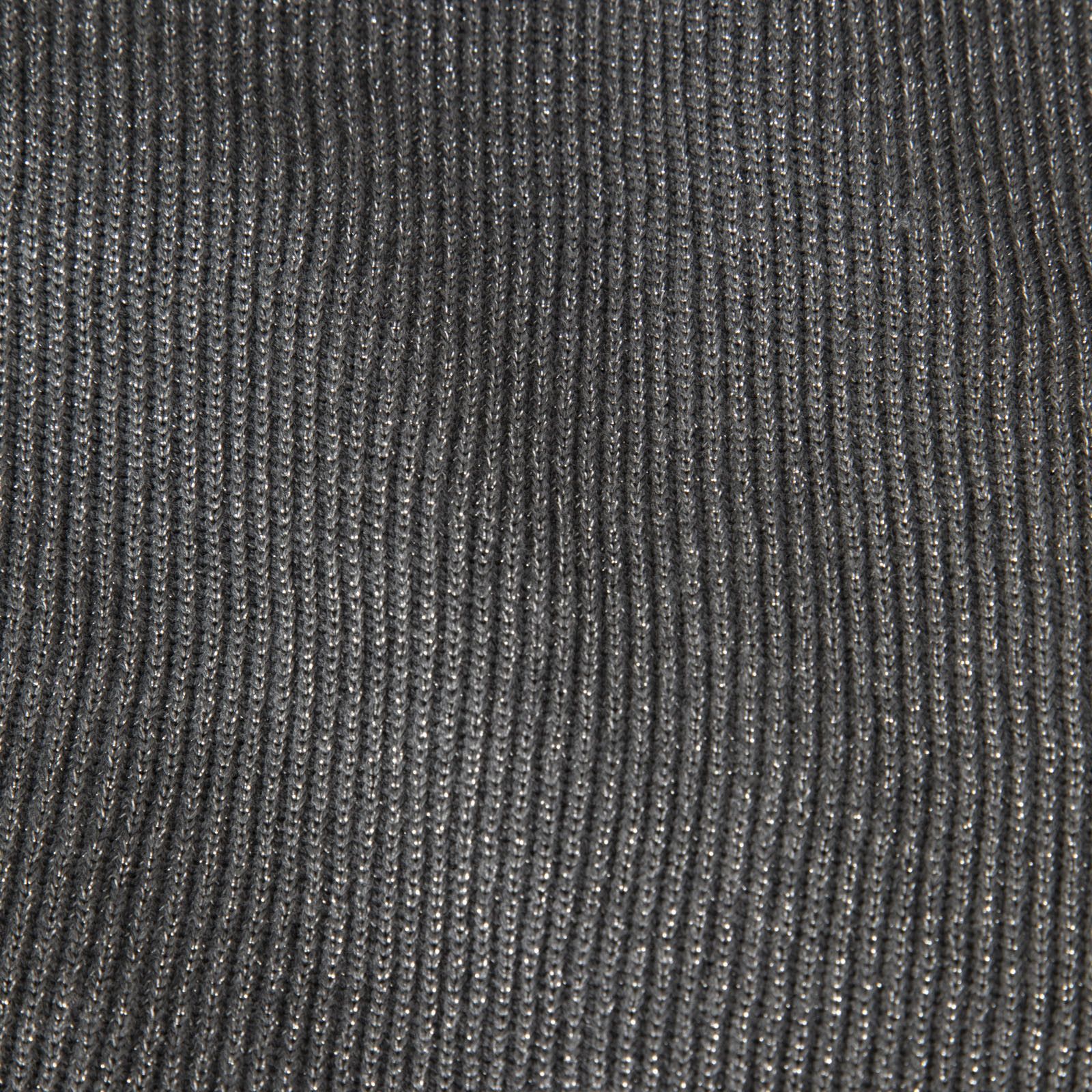 Brunello Cucinelli Grey Sparkly Knit Top Size XXL / US 16-18 / IT 52-54 - 3 Thumbnail