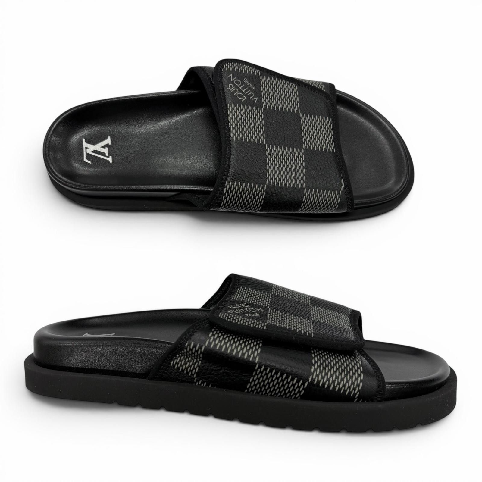 Louis Vuitton Louis Vuitton Louis Vuitton Leather Mules Leather Shoes DUTY FREE for USA Size ONE SIZE - 6 Thumbnail