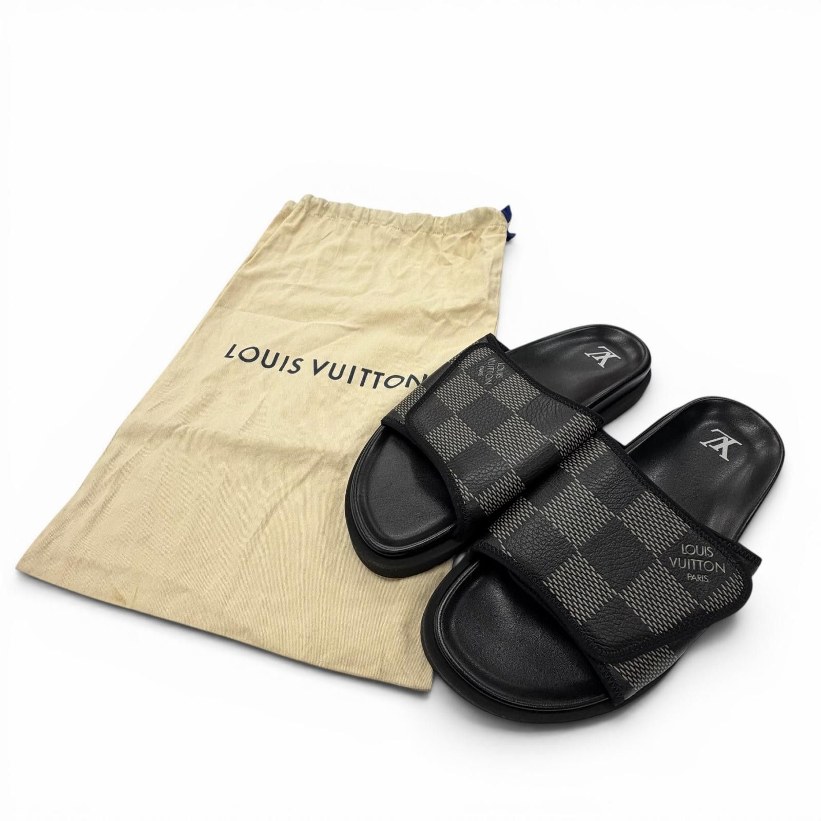 Louis Vuitton Louis Vuitton Louis Vuitton Leather Mules Leather Shoes DUTY FREE for USA Size ONE SIZE - 2 Thumbnail