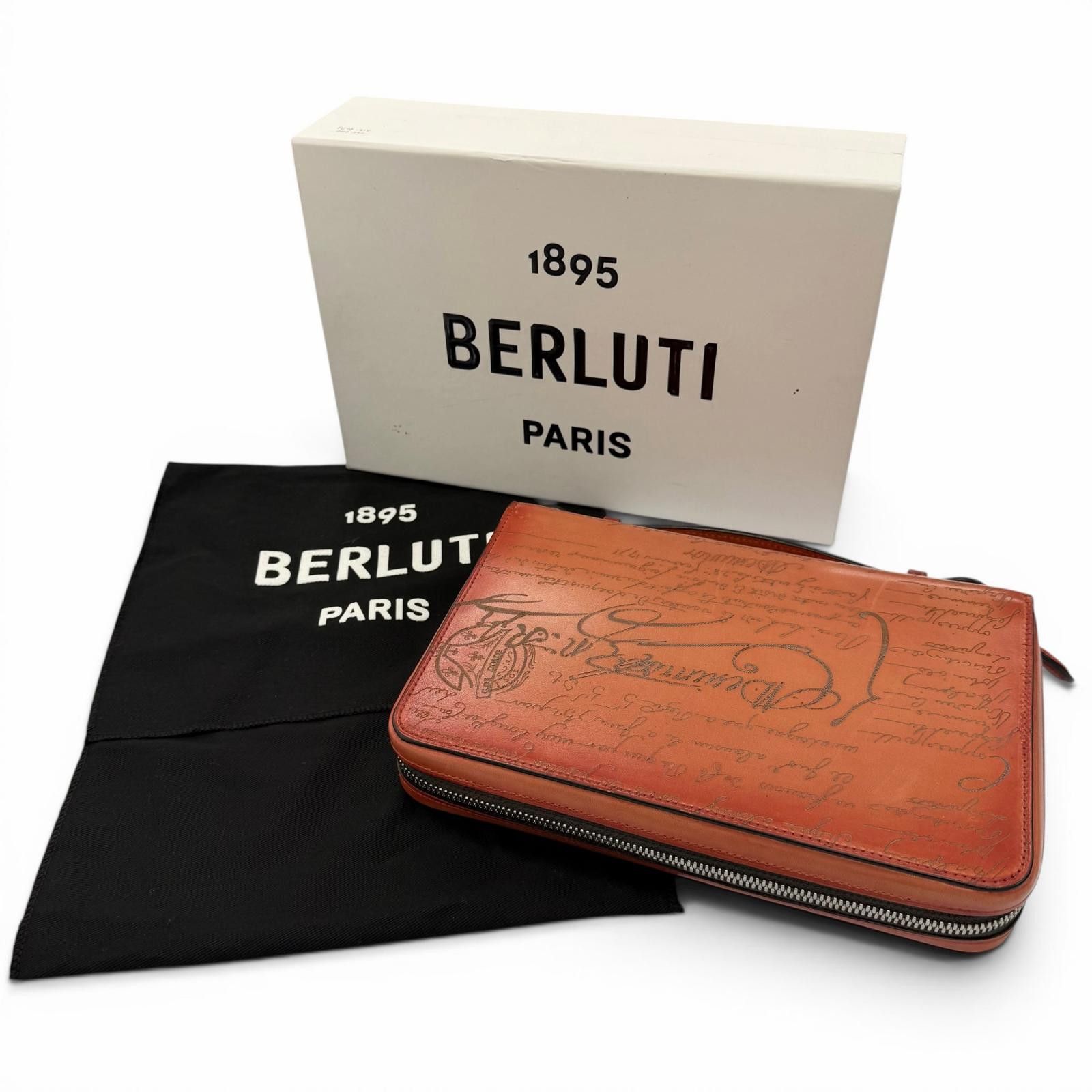 Berluti Berluti Berluti Scritto Leather Long Wallet Leather Long Wallet DUTY FREE for USA Size ONE SIZE - 2 Thumbnail