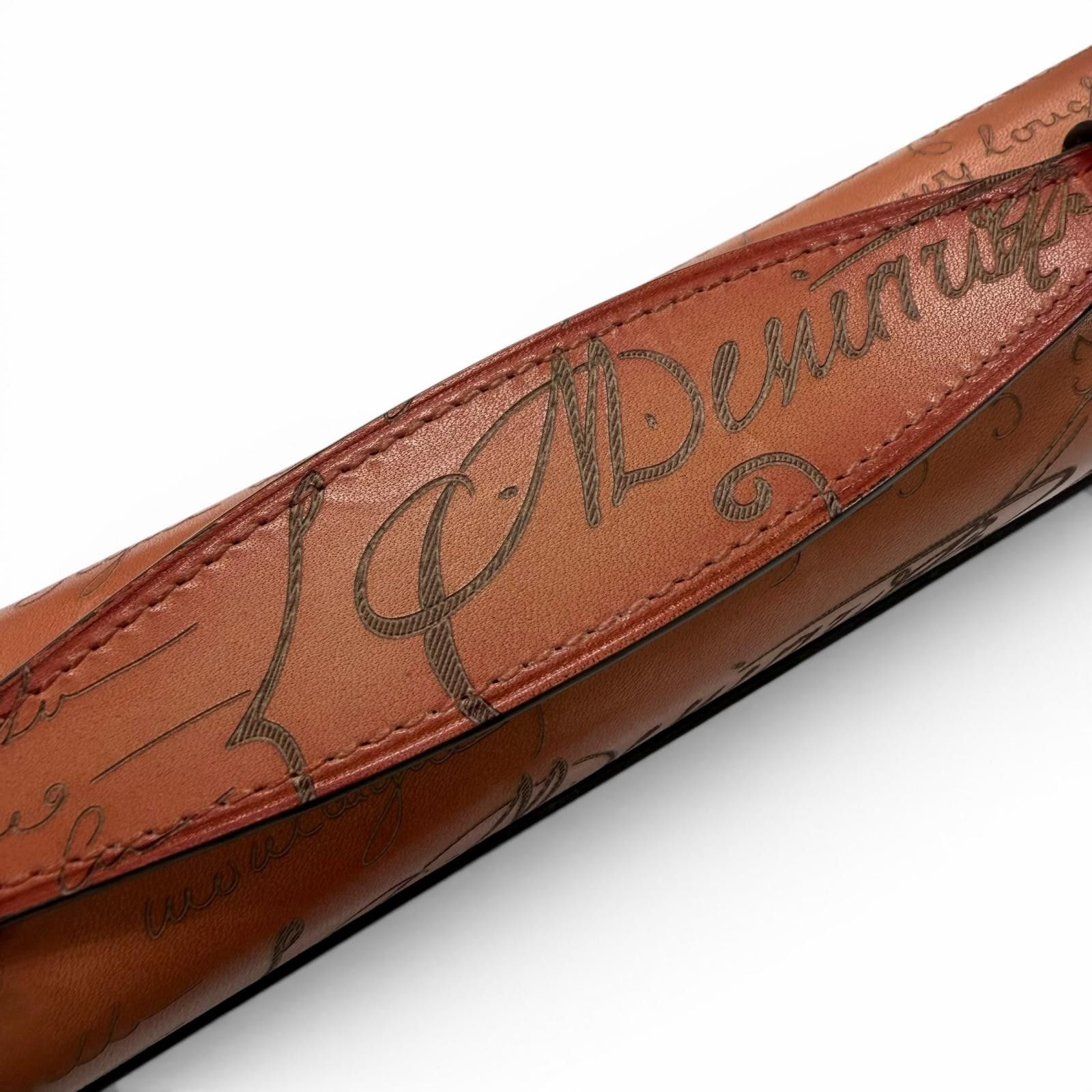 Berluti Berluti Berluti Scritto Leather Long Wallet Leather Long Wallet DUTY FREE for USA Size ONE SIZE - 6 Thumbnail
