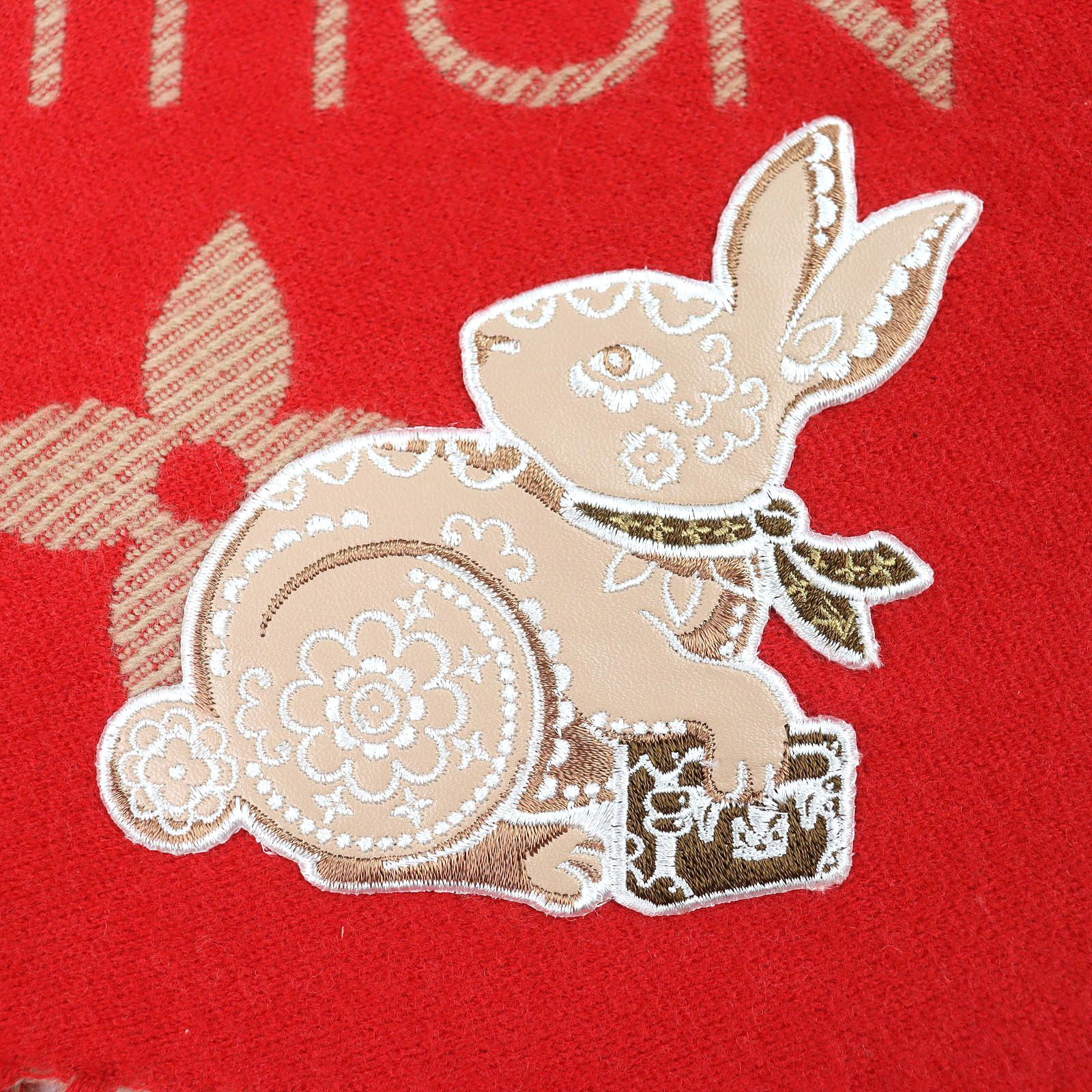 Louis Vuitton Louis Vuitton Louis Vuitton Essential Precious Rabbit Scarf Textile Scarf M78166 DUTY FREE for USA Size ONE SIZE - 5 Thumbnail