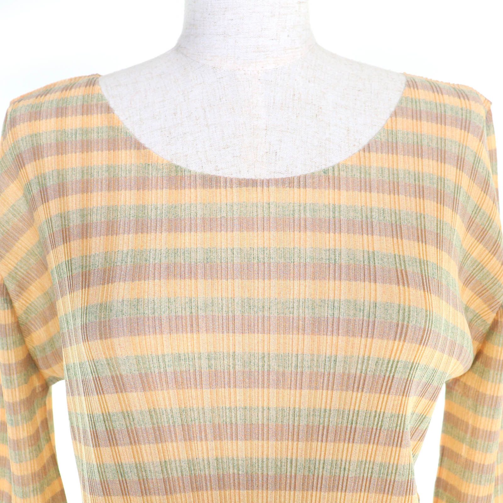 Issey Miyake Issey Miyake Pleats Please Issey Miyake Pleated Striped Mini Dress Textile Dresses PP41-FT355 DUTY FREE for USA Size ONE SIZE - 4 Thumbnail