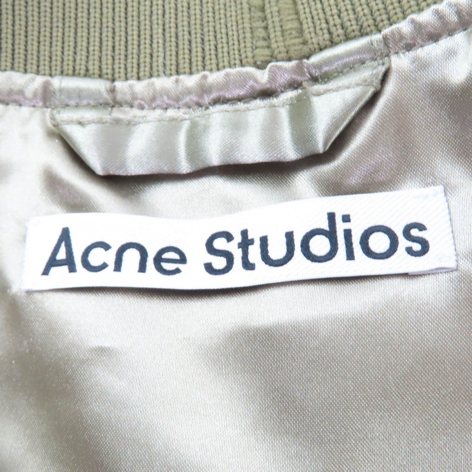 Acne Studios Acne Studios Acne Studios Logo Patch Polyester Bomber Jacket Textile Outerwear FN-WN-OUTW000846 DUTY FREE for USA Size ONE SIZE - 7 Thumbnail