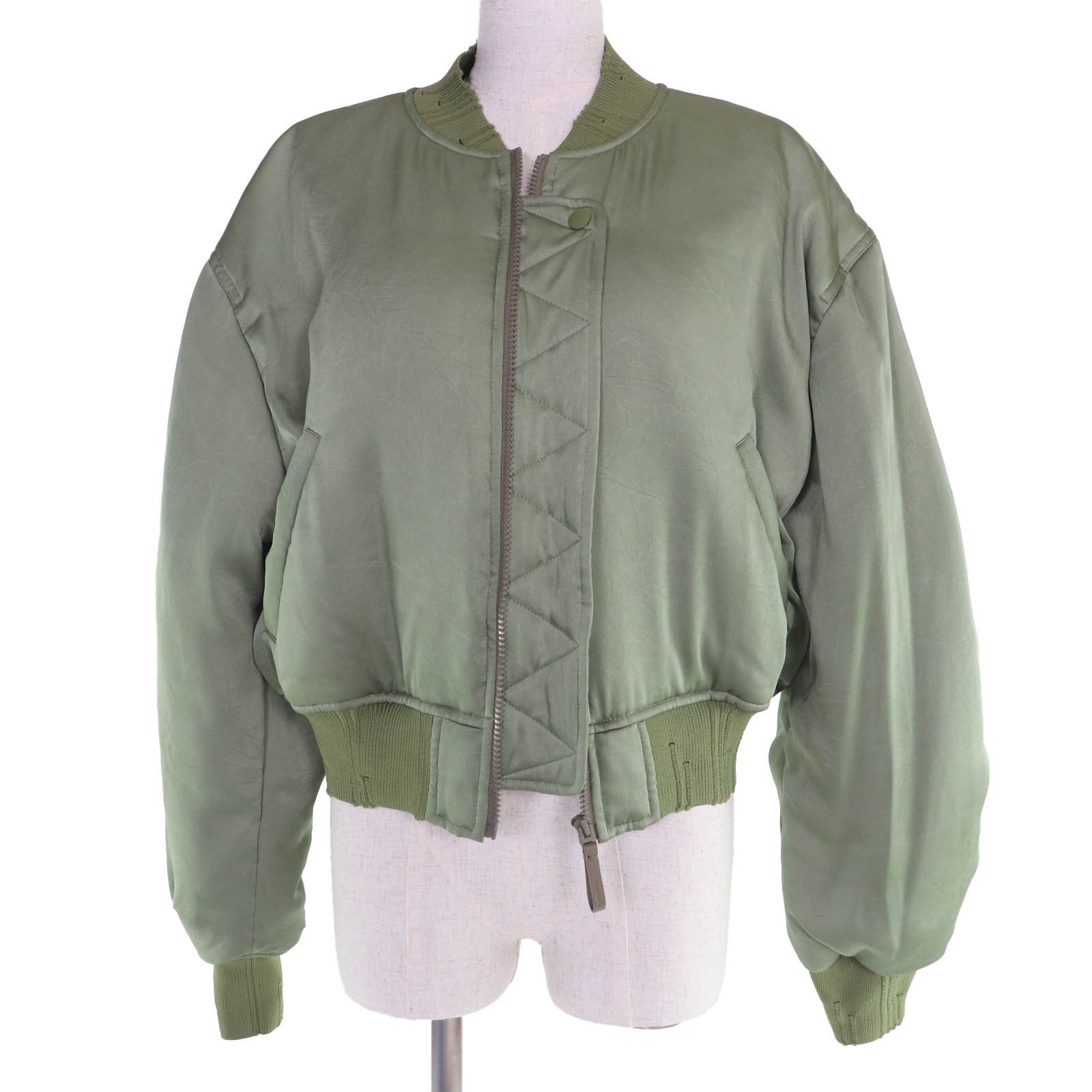 Acne Studios Acne Studios Acne Studios Logo Patch Polyester Bomber Jacket Textile Outerwear FN-WN-OUTW000846 DUTY FREE for USA Size ONE SIZE - 5 Thumbnail