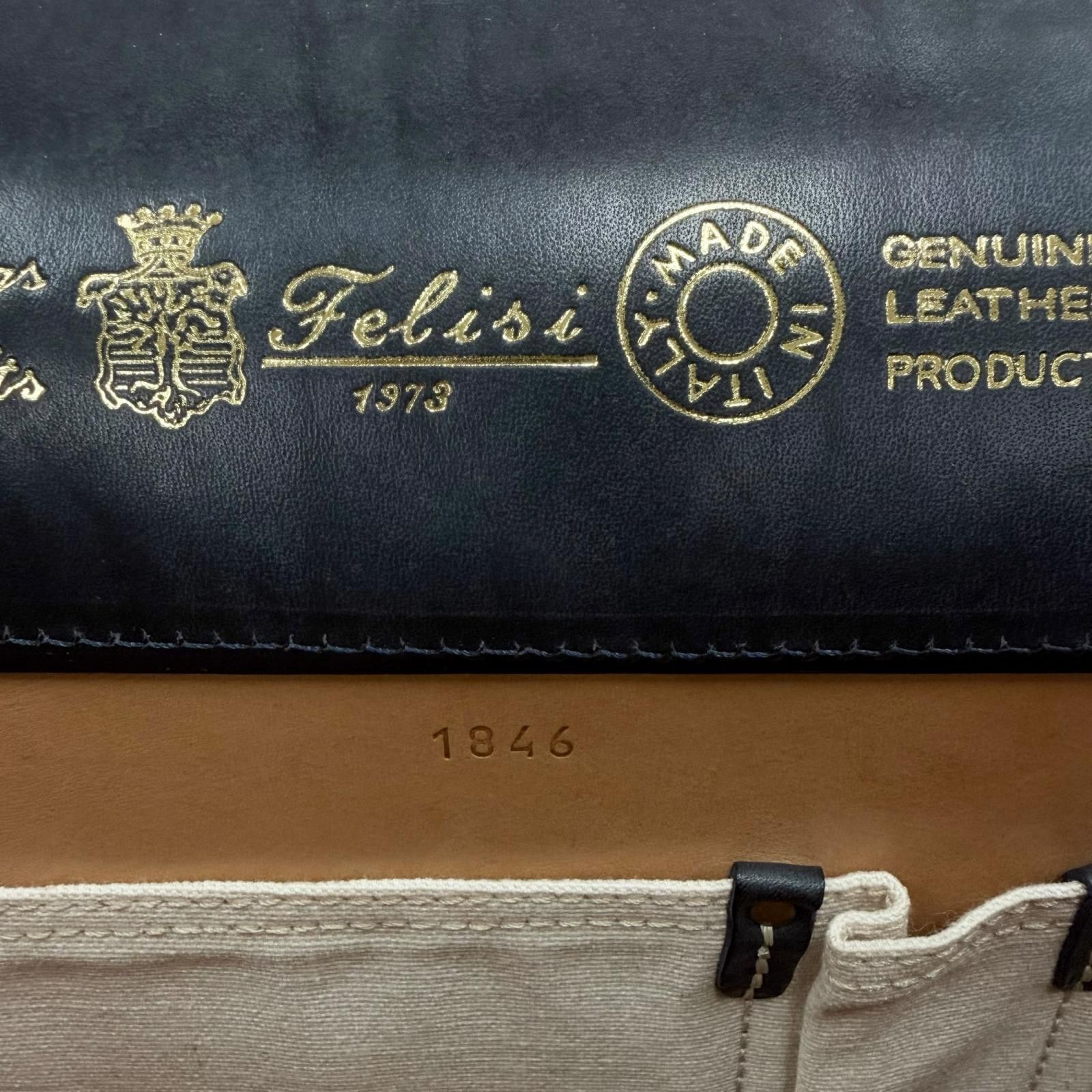 Other Other Felisi Crocodile Embossed Leather Briefcase Leather Business Bag DUTY FREE for USA Size ONE SIZE - 7 Thumbnail