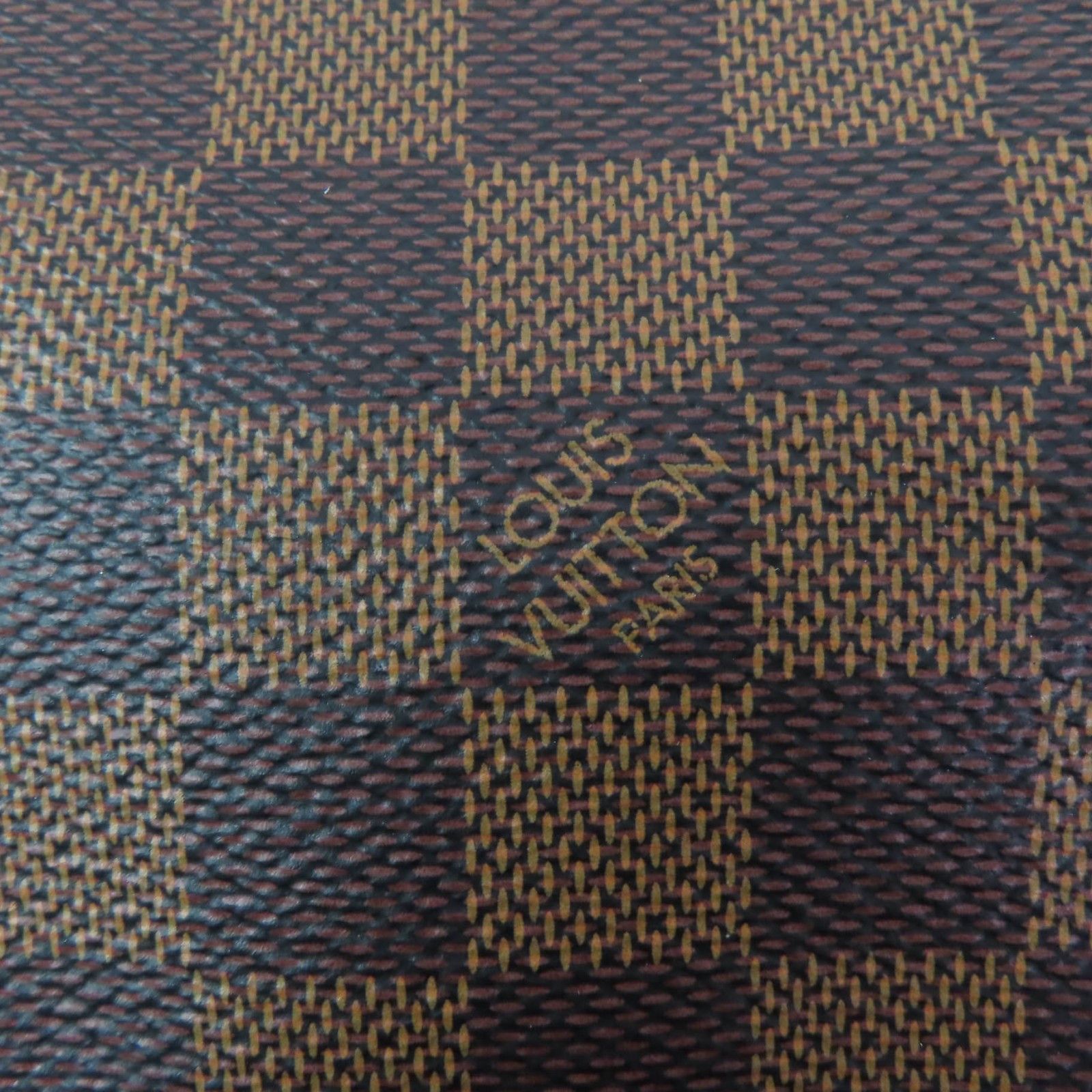 Louis Vuitton Louis Vuitton Louis Vuitton Mini Pochette Accessoires Damier Ebene Pouch Textile Vanity Bag DUTY FREE for USA Size ONE SIZE - 9 Thumbnail