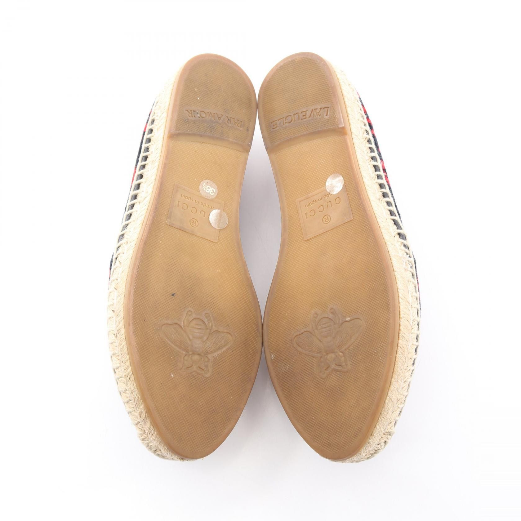 Gucci Gucci Gucci GG Fabric Slip On Shoes Textile Shoes 580877 DUTY FREE for USA Size ONE SIZE - 4 Thumbnail