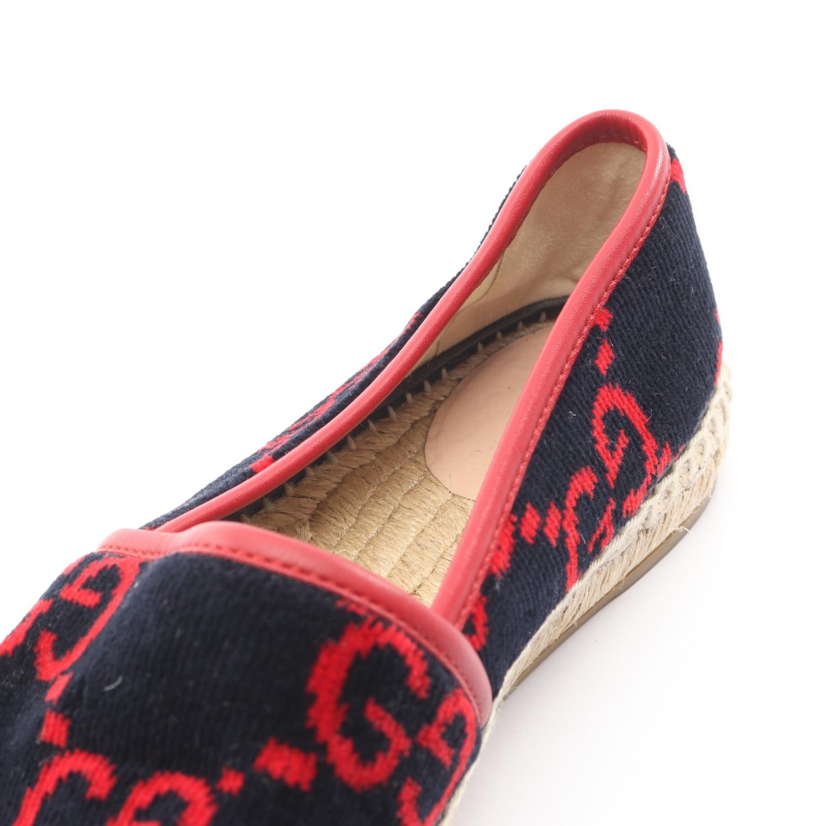 Gucci Gucci Gucci GG Fabric Slip On Shoes Textile Shoes 580877 DUTY FREE for USA Size ONE SIZE - 8 Thumbnail