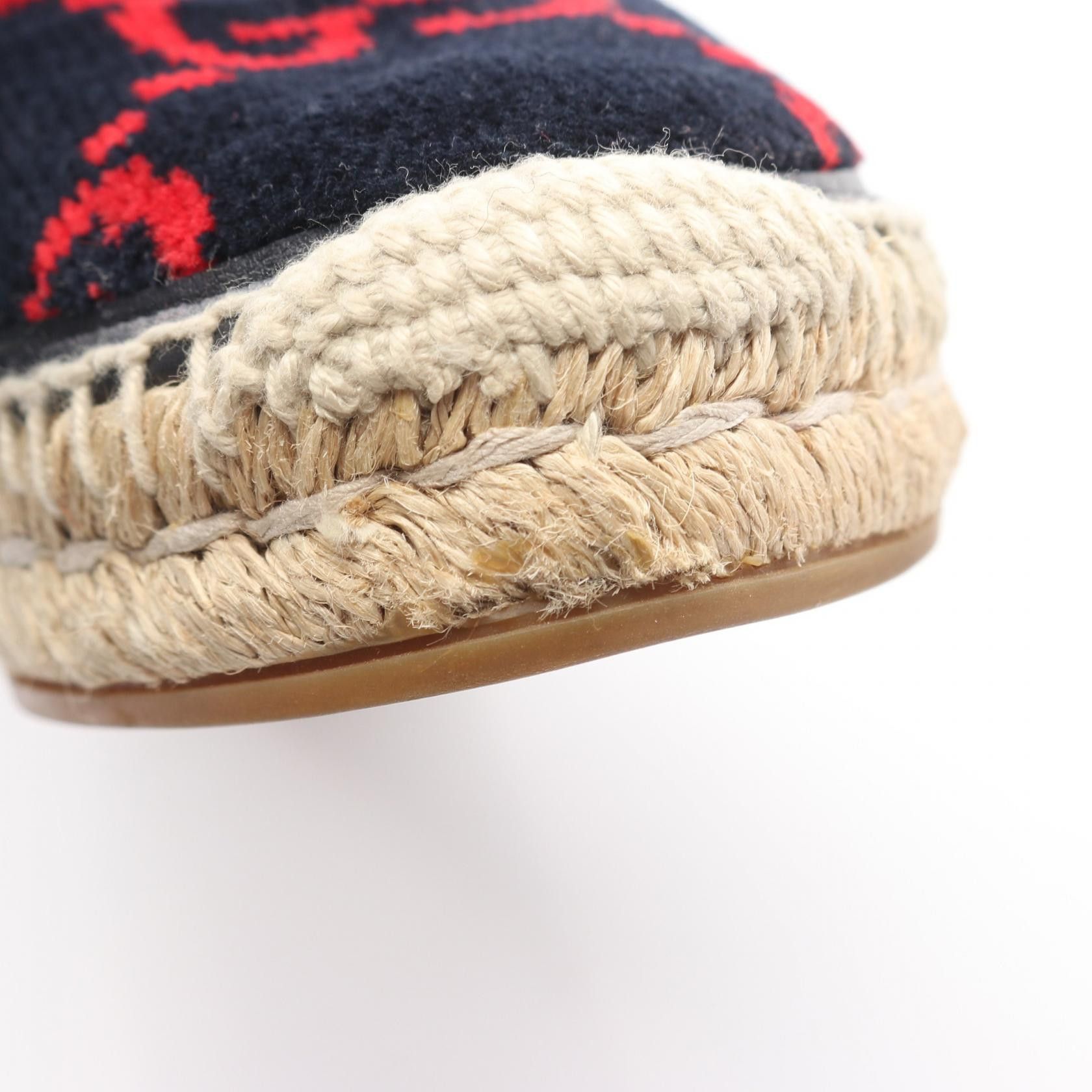 Gucci Gucci Gucci GG Fabric Slip On Shoes Textile Shoes 580877 DUTY FREE for USA Size ONE SIZE - 9 Thumbnail