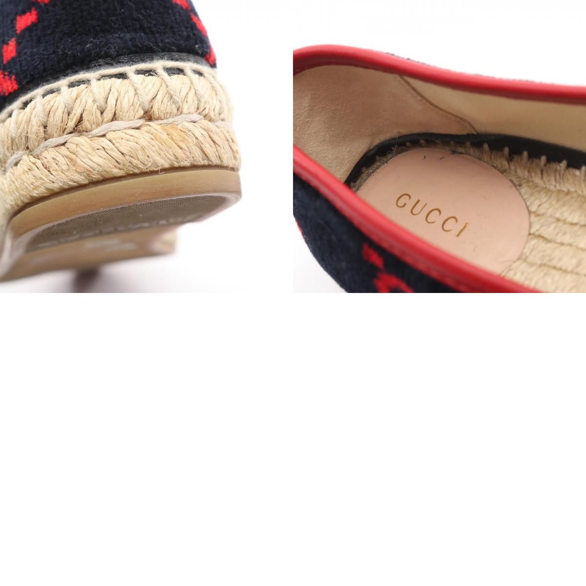 Gucci Gucci Gucci GG Fabric Slip On Shoes Textile Shoes 580877 DUTY FREE for USA Size ONE SIZE - 10 Thumbnail
