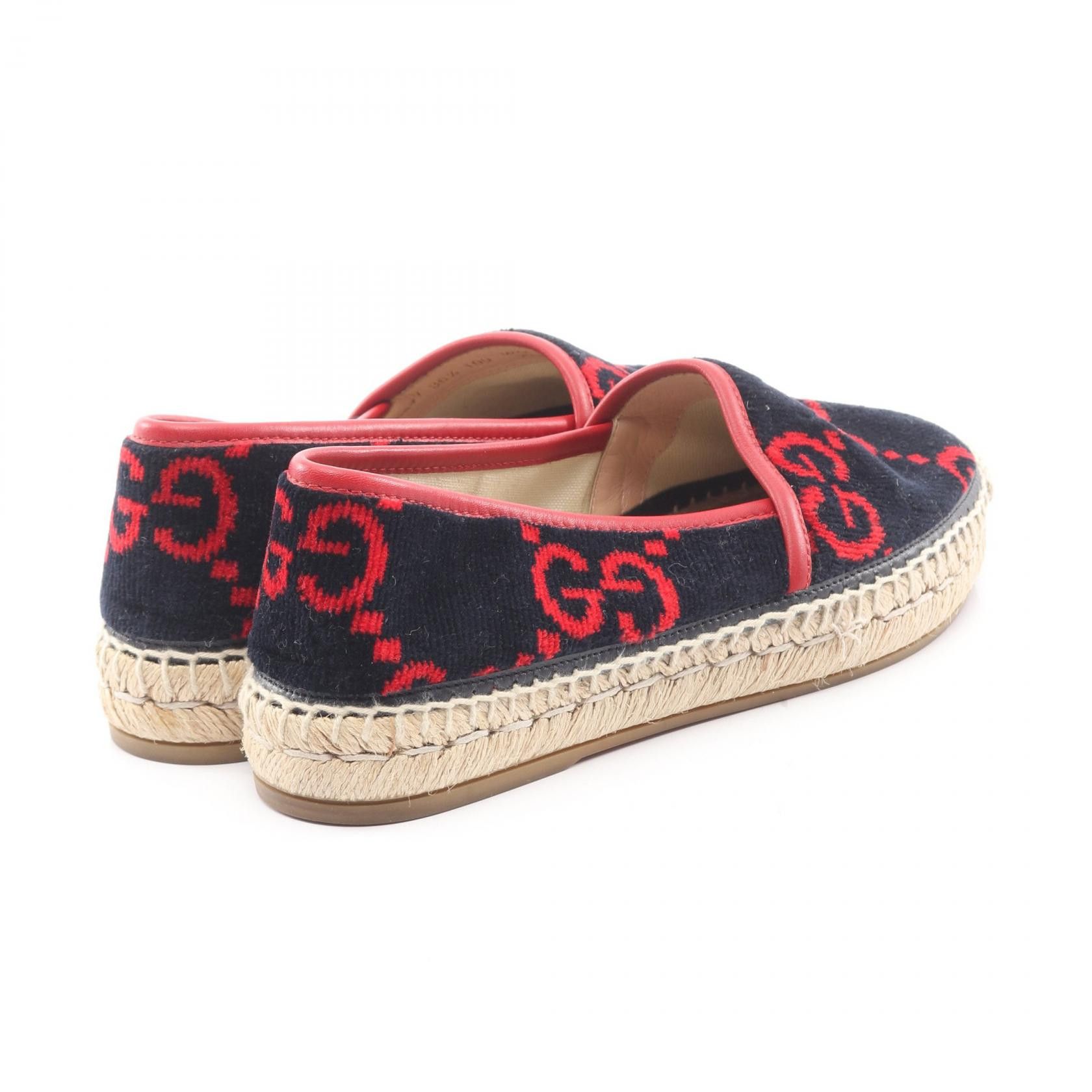 Gucci Gucci Gucci GG Fabric Slip On Shoes Textile Shoes 580877 DUTY FREE for USA Size ONE SIZE - 2 Thumbnail