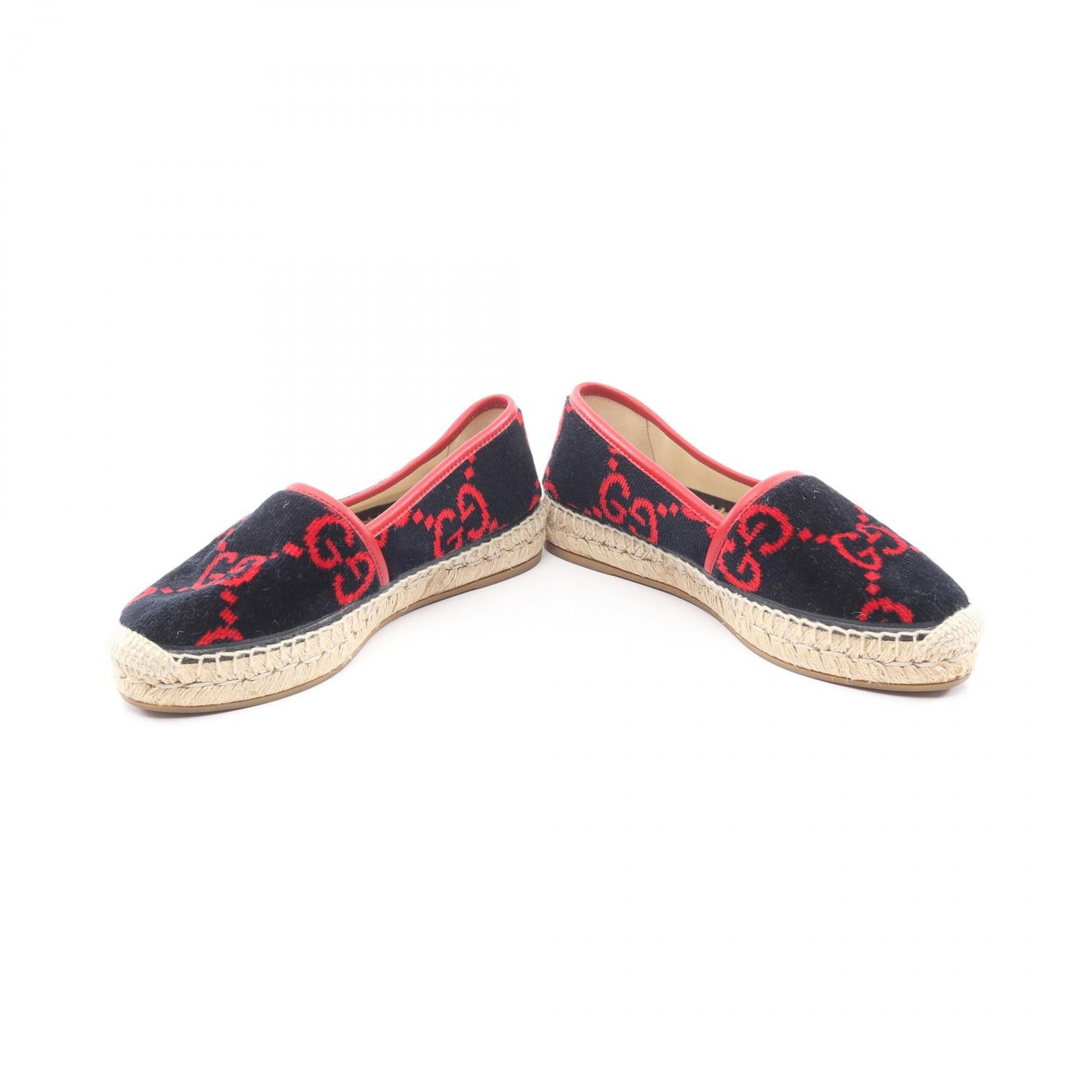 Gucci Gucci Gucci GG Fabric Slip On Shoes Textile Shoes 580877 DUTY FREE for USA Size ONE SIZE - 3 Thumbnail
