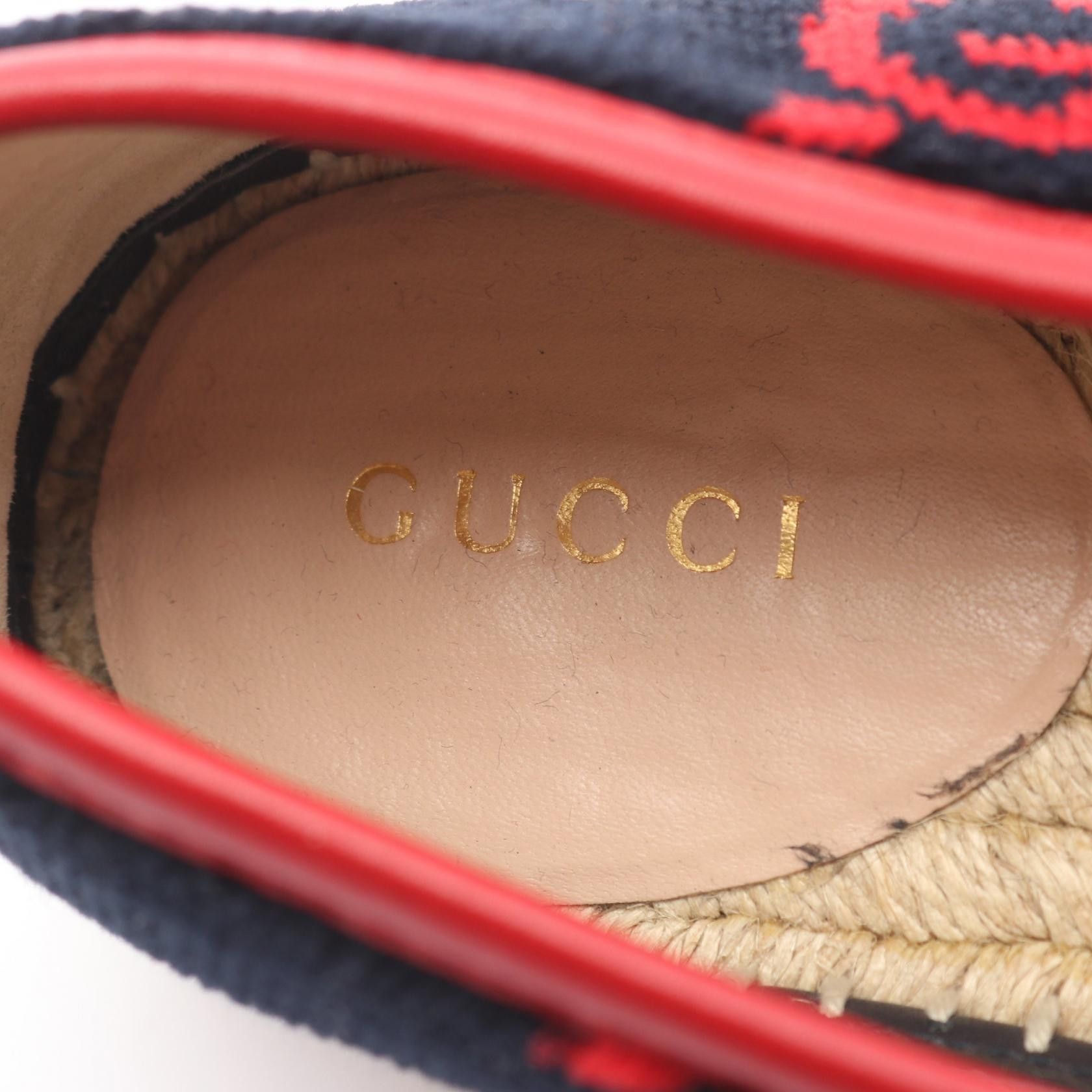 Gucci Gucci Gucci GG Fabric Slip On Shoes Textile Shoes 580877 DUTY FREE for USA Size ONE SIZE - 5 Thumbnail