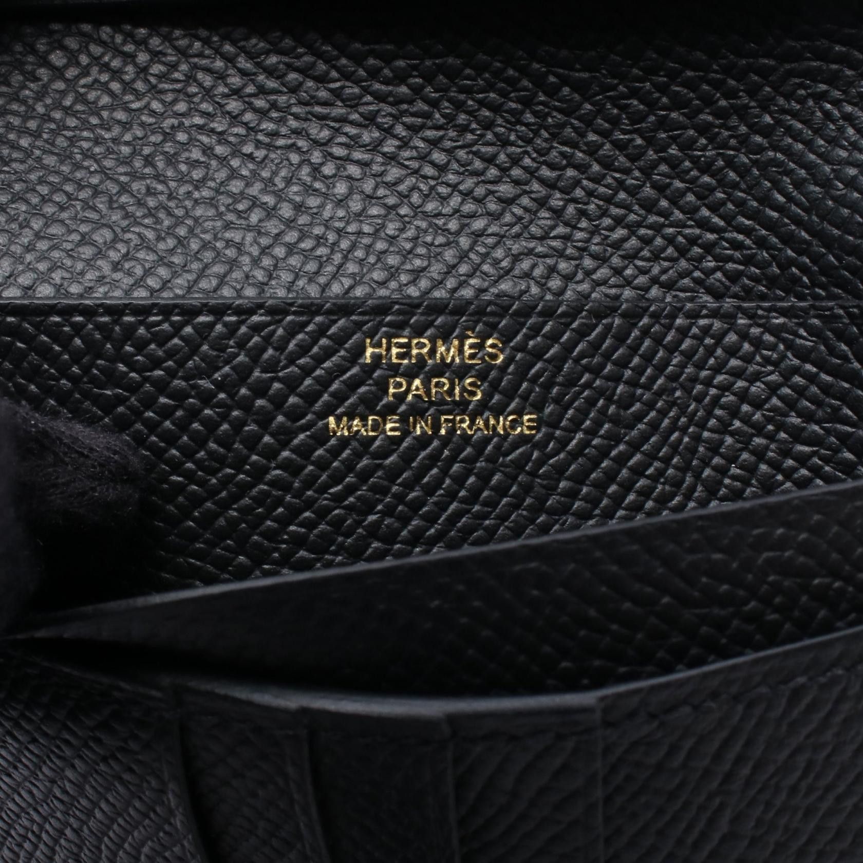 Hermes Hermes Hermes Bearn Compact Calfskin Wallet Leather Short Wallet Stamp B (2023) DUTY FREE for USA Size ONE SIZE - 4 Thumbnail