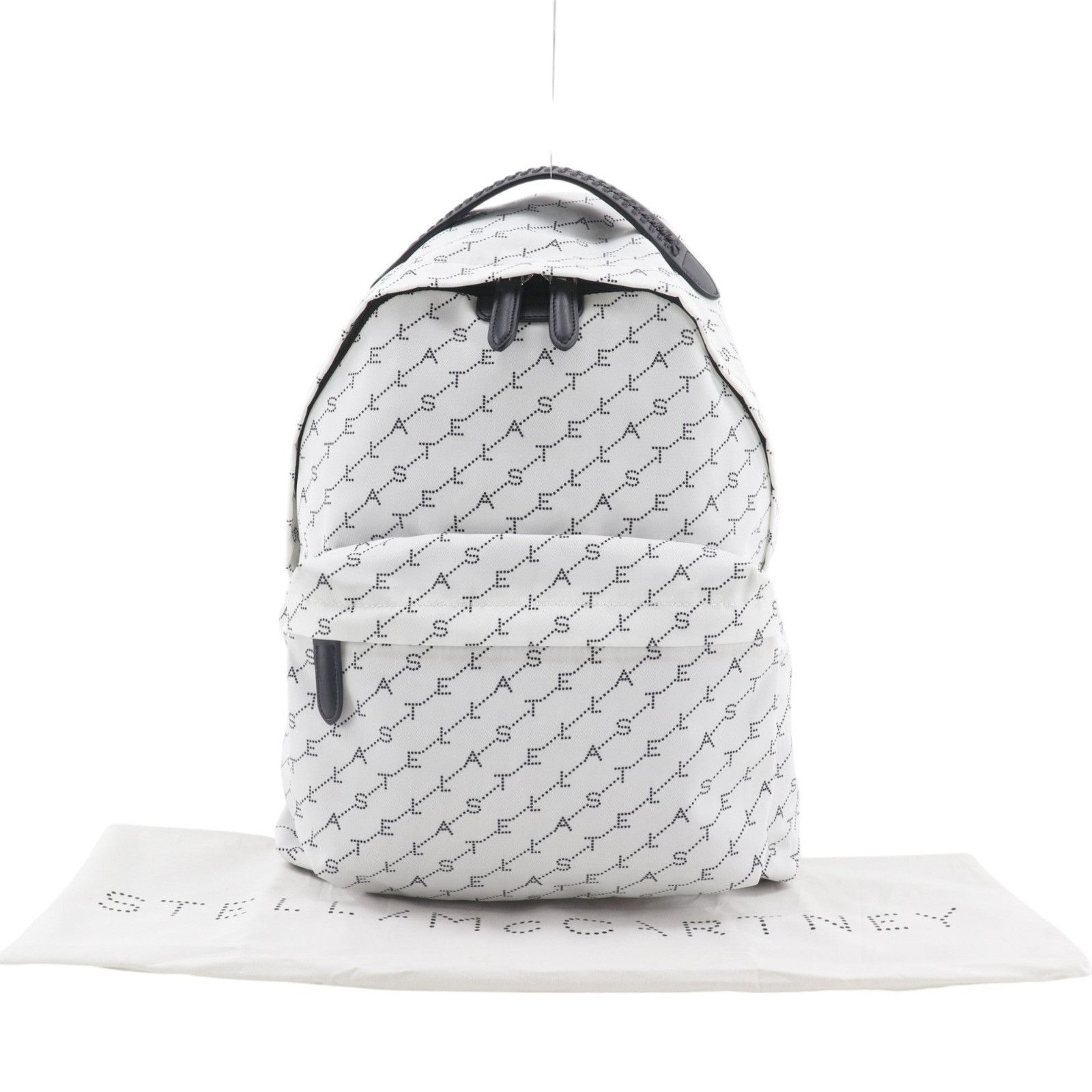 Stella McCartney Stella Mccartney Stella McCartney Falabella Logo Nylon Canvas Backpack Textile Backpack 570174 DUTY FREE for USA Size ONE SIZE - 19 Thumbnail