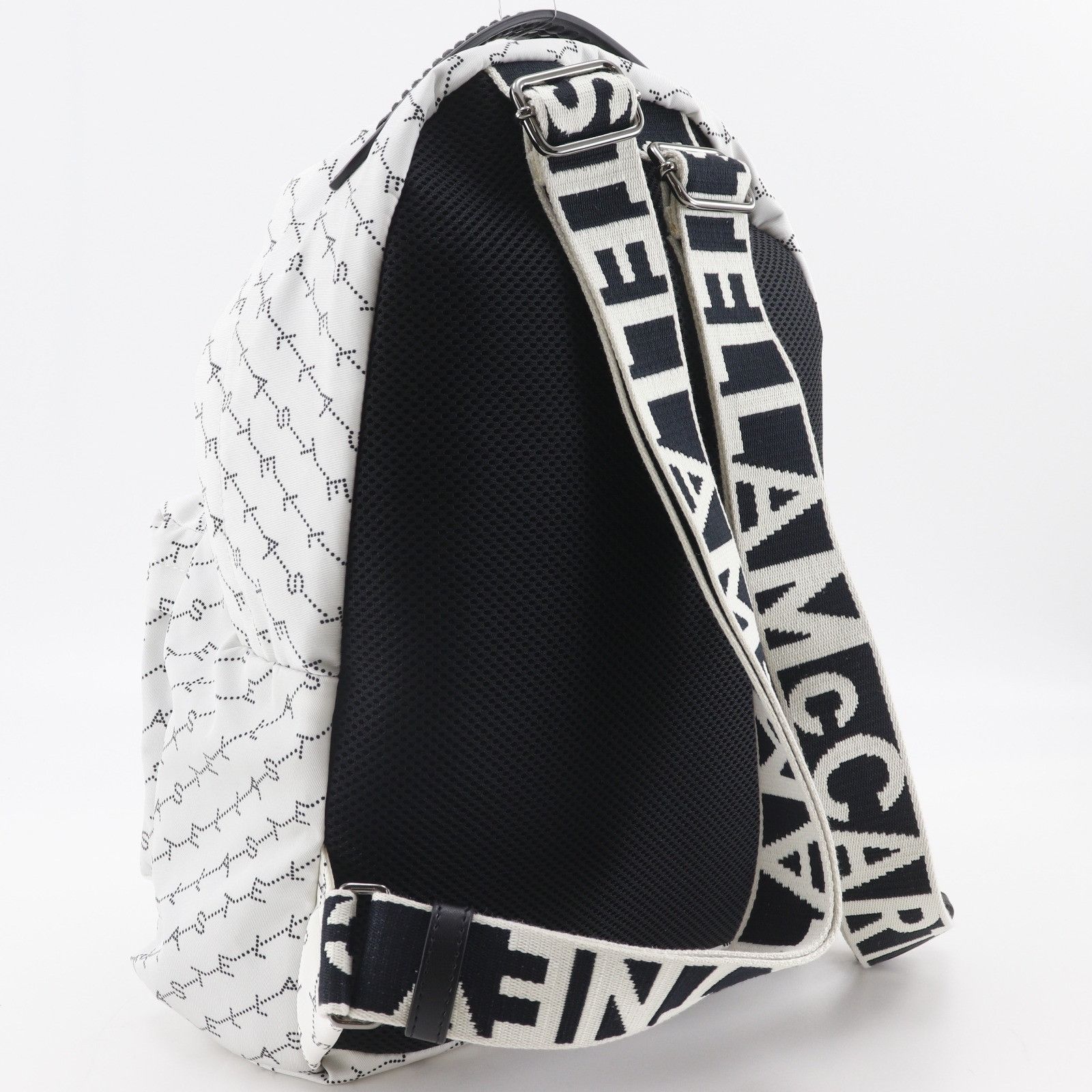 Stella McCartney Stella Mccartney Stella McCartney Falabella Logo Nylon Canvas Backpack Textile Backpack 570174 DUTY FREE for USA Size ONE SIZE - 3 Thumbnail