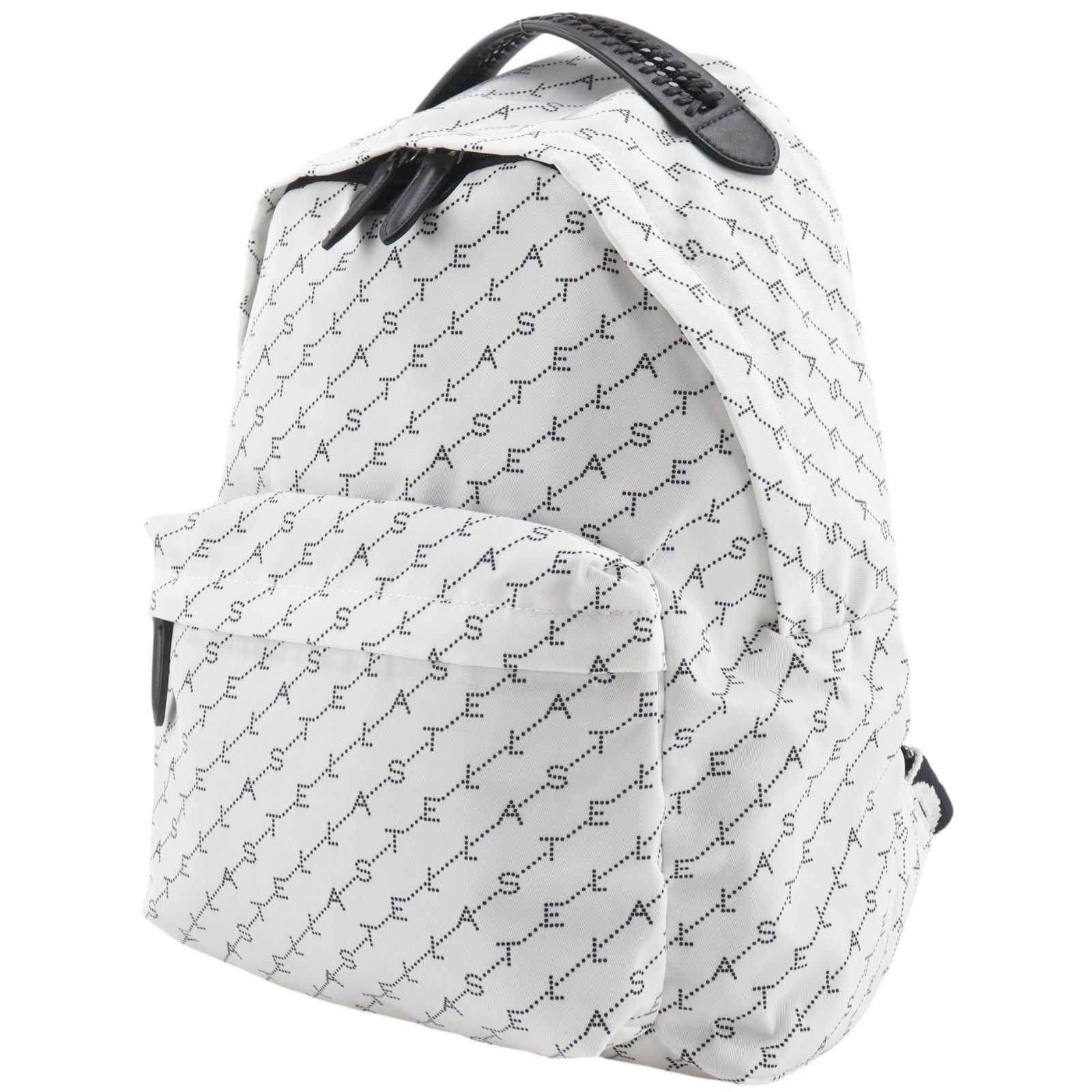 Stella McCartney Stella Mccartney Stella McCartney Falabella Logo Nylon Canvas Backpack Textile Backpack 570174 DUTY FREE for USA Size ONE SIZE - 2 Thumbnail