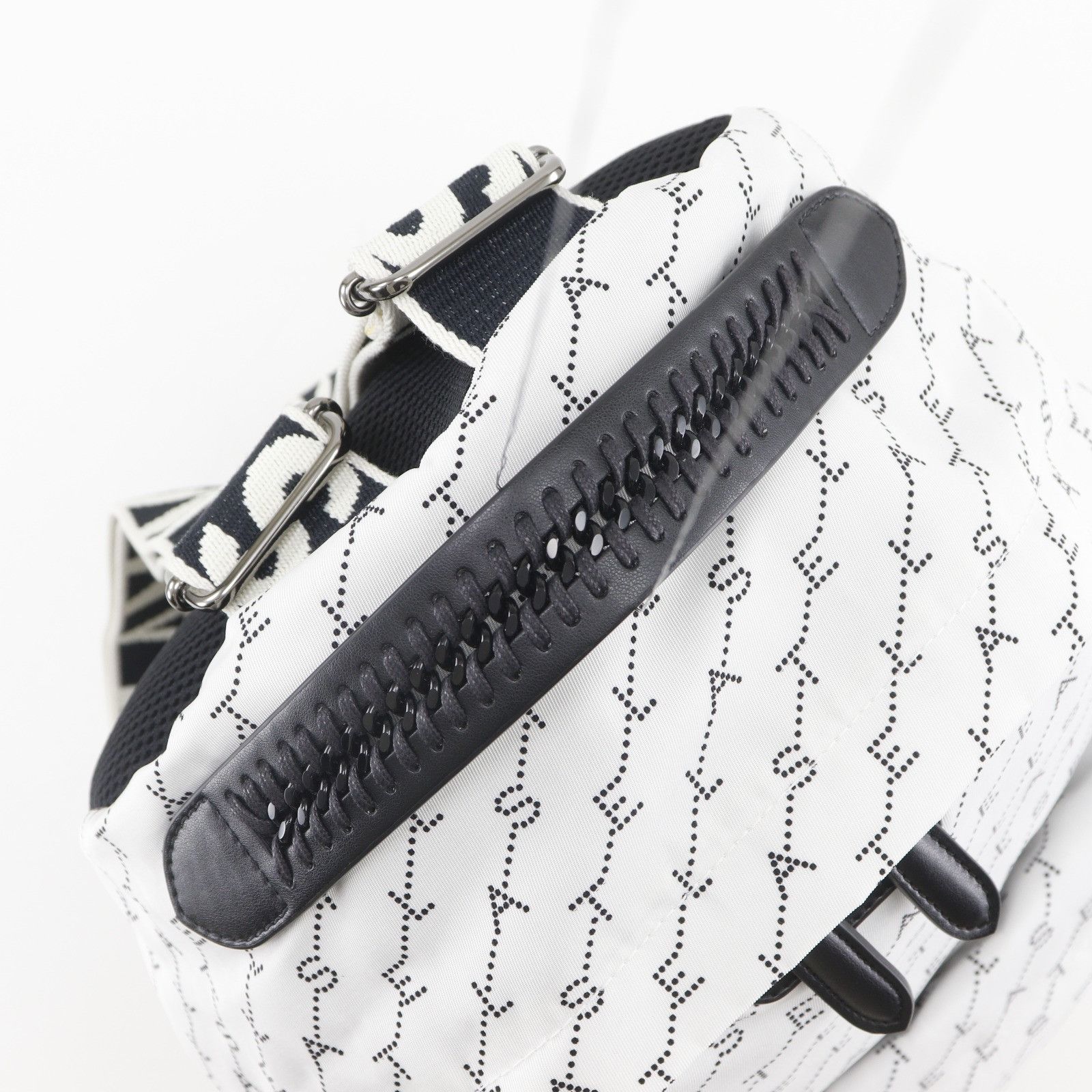 Stella McCartney Stella Mccartney Stella McCartney Falabella Logo Nylon Canvas Backpack Textile Backpack 570174 DUTY FREE for USA Size ONE SIZE - 6 Thumbnail