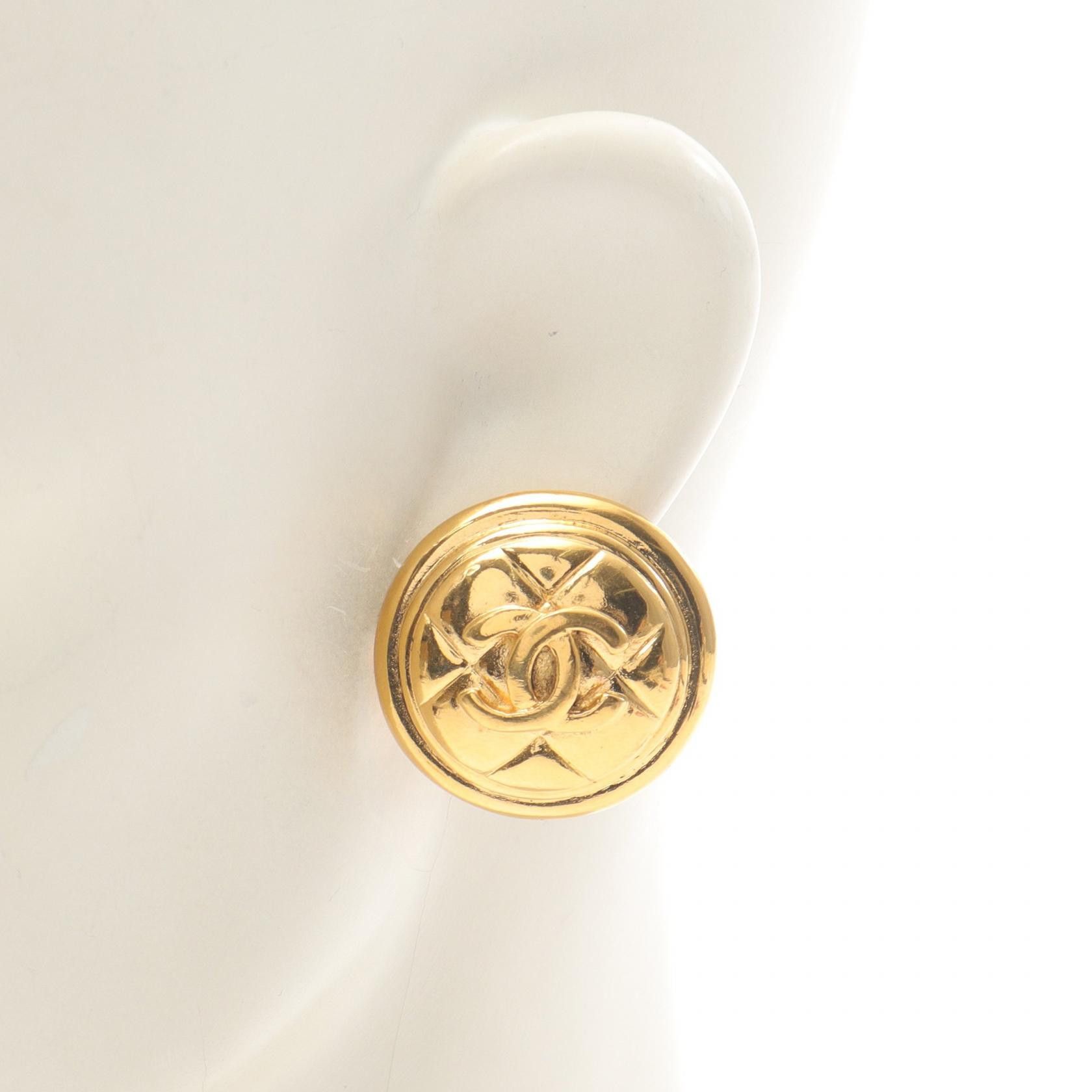 Chanel Chanel Chanel Coco Mark Clip Earrings Metal Earrings DUTY FREE for USA Size ONE SIZE - 4 Thumbnail