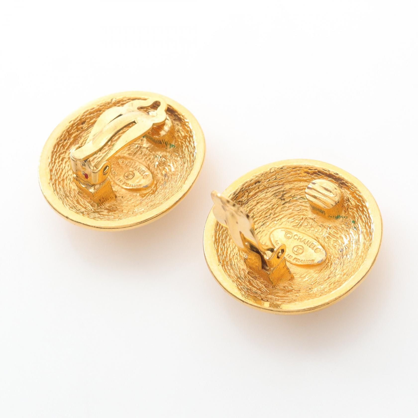 Chanel Chanel Chanel Coco Mark Clip Earrings Metal Earrings DUTY FREE for USA Size ONE SIZE - 2 Thumbnail