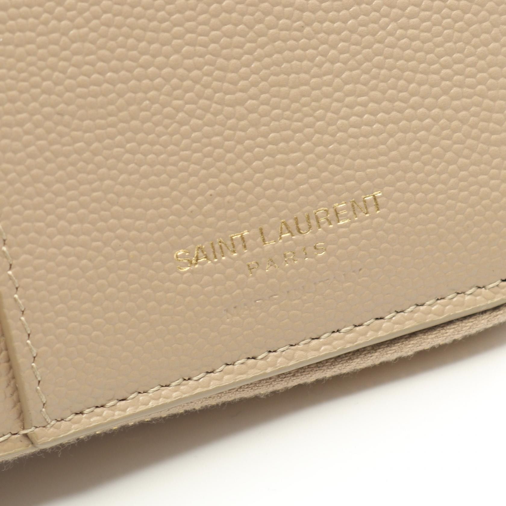 Yves Saint Laurent Yves Saint Laurent Saint Laurent Paris Monogram Wallet Leather Short Wallet 668288BOW012721 DUTY FREE for USA Size ONE SIZE - 5 Thumbnail
