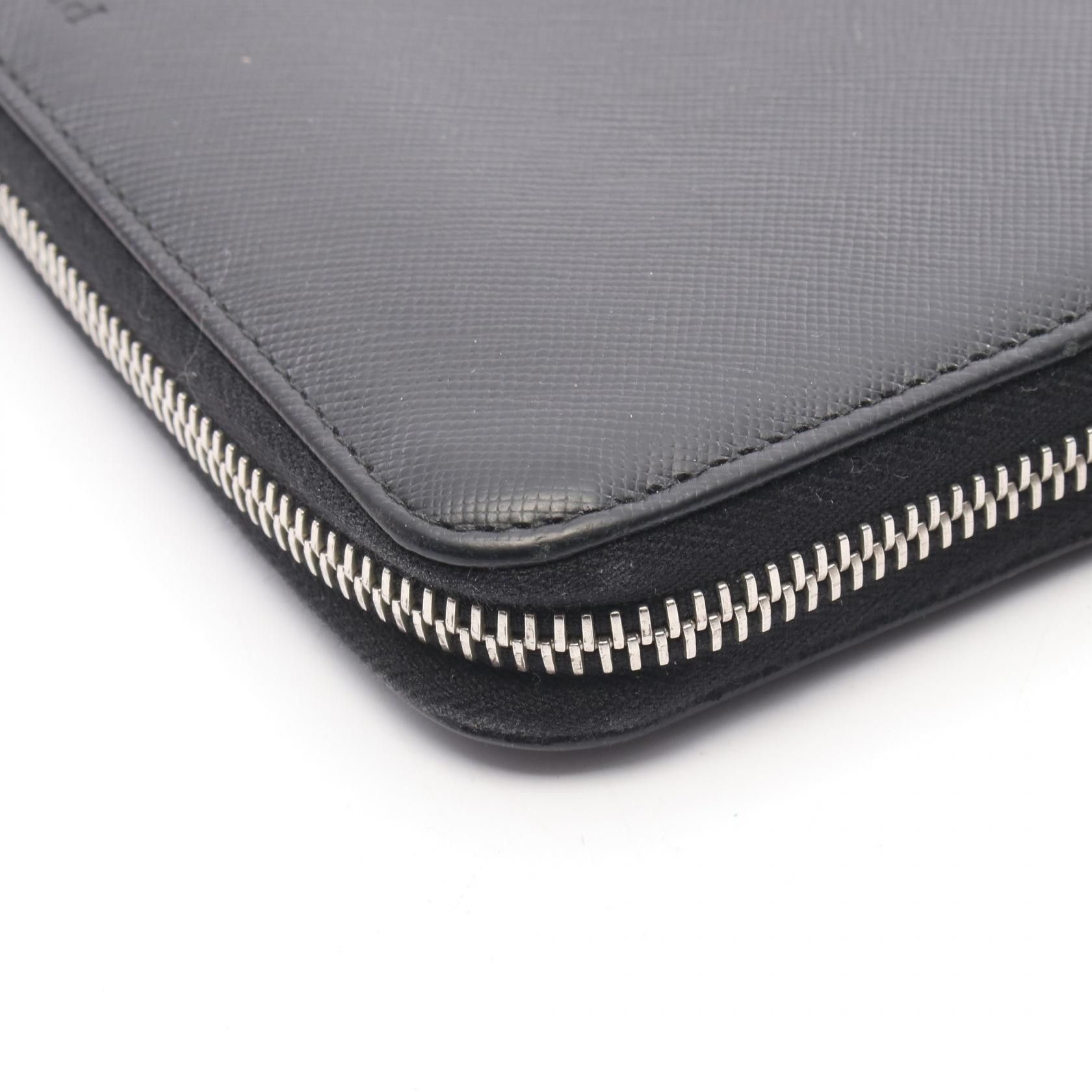 Prada Prada Prada Saffiano Long Zip Wallet Leather Long Wallet 2M1317 DUTY FREE for USA Size ONE SIZE - 7 Thumbnail