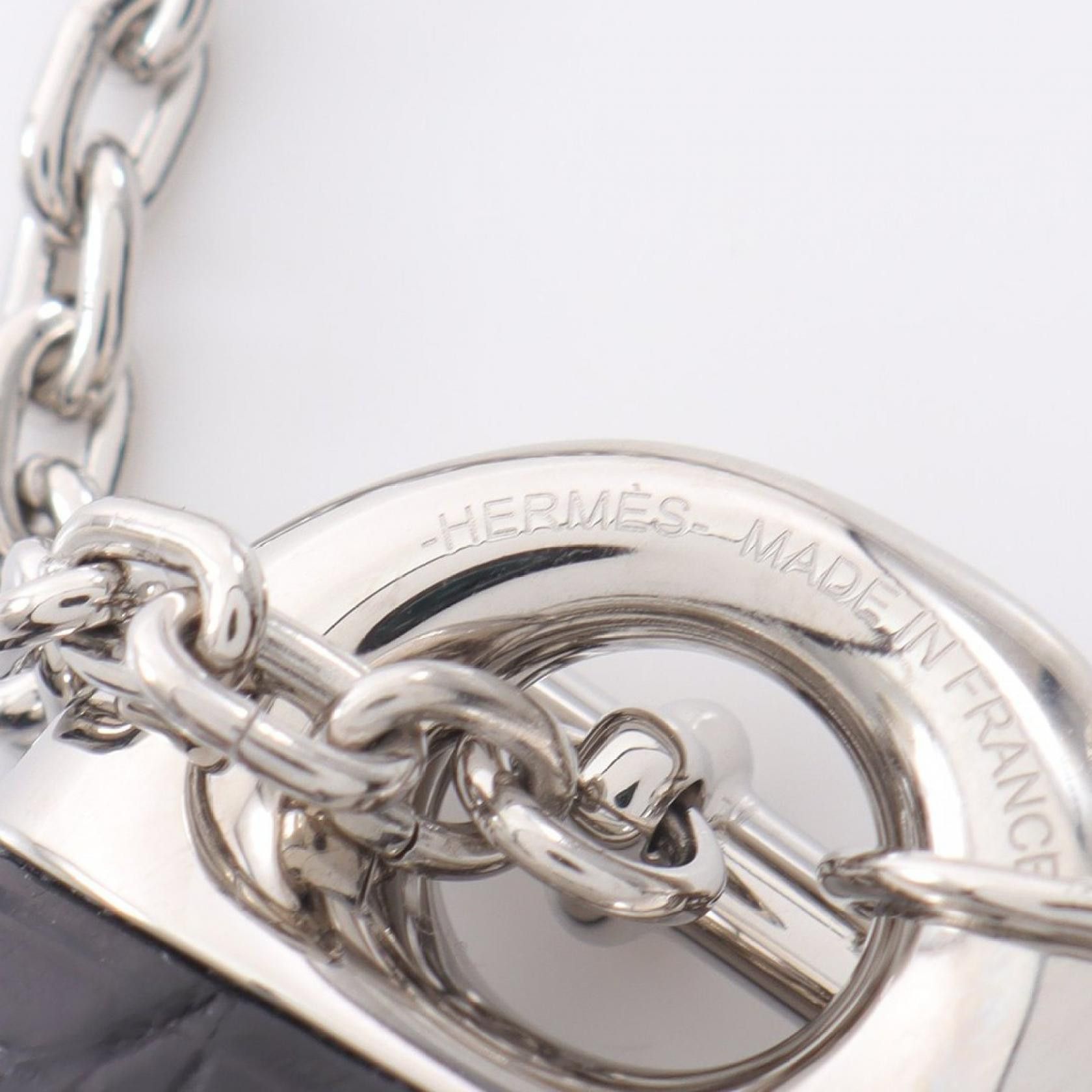 Hermes Hermes Hermes Gale Gene Stainless Steel Leather Necklace Metal Necklace DUTY FREE for USA Size ONE SIZE - 5 Thumbnail