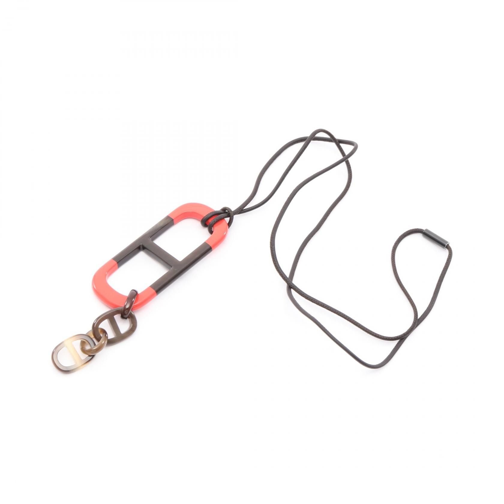 Hermes Hermes Hermes Amar Buffalo Horn Leather Necklace Leather Necklace DUTY FREE for USA Size ONE SIZE - 3 Thumbnail