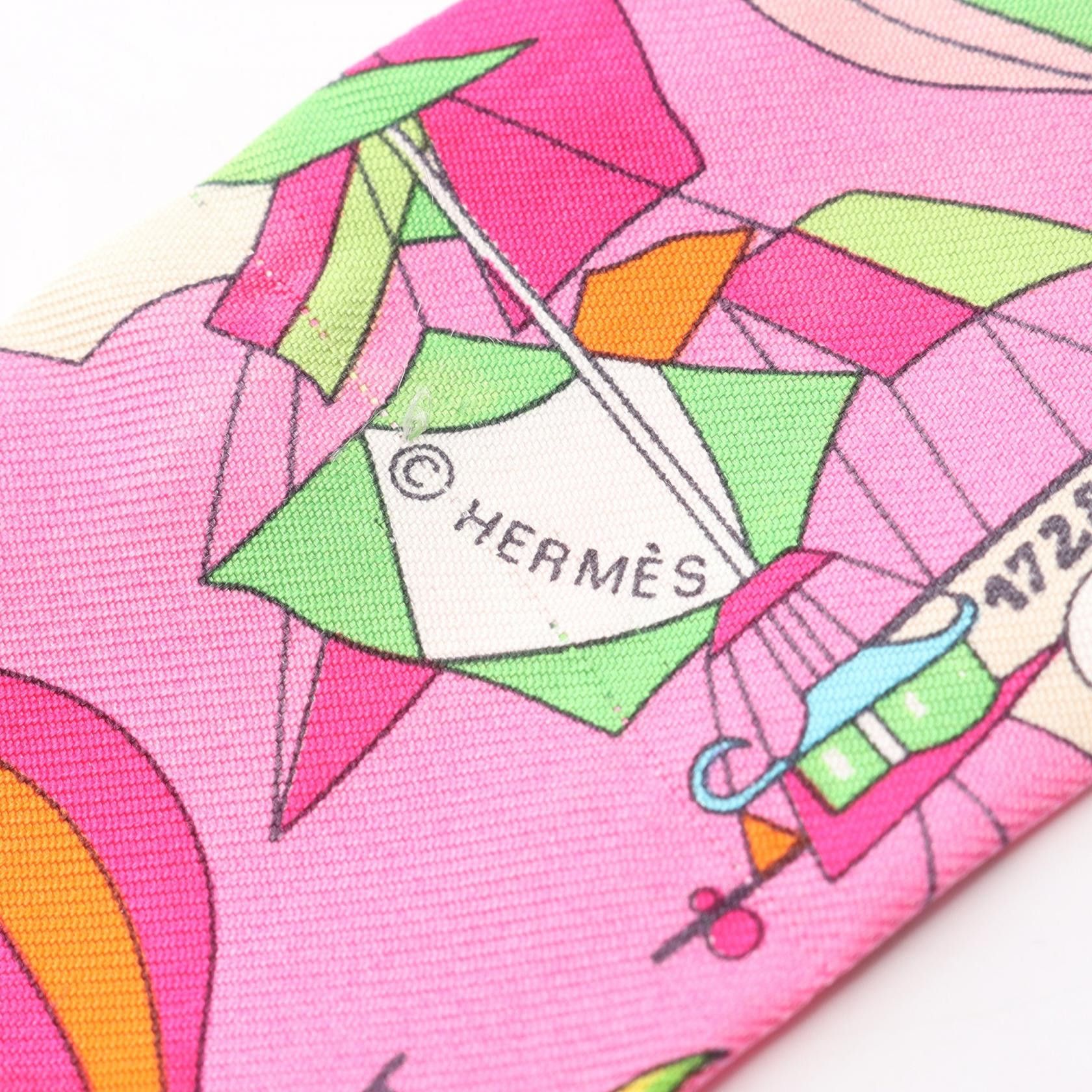 Hermes Hermes Hermes Twilly LES FOLIES DU CIEL Silk Scarf Textile Scarf DUTY FREE for USA Size ONE SIZE - 4 Thumbnail