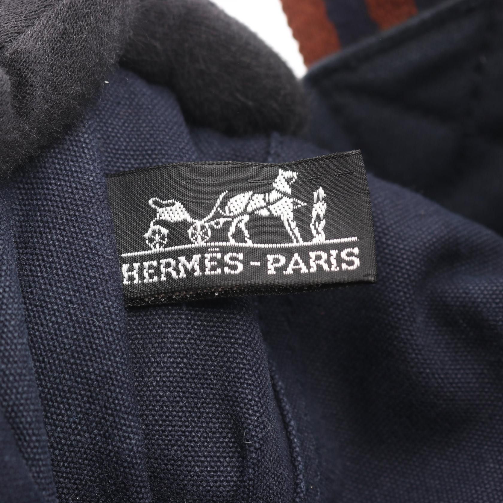 Hermes Hermes Hermes Fourre-Tout MM Canvas Tote Bag Textile Tote Bag DUTY FREE for USA Size ONE SIZE - 4 Thumbnail