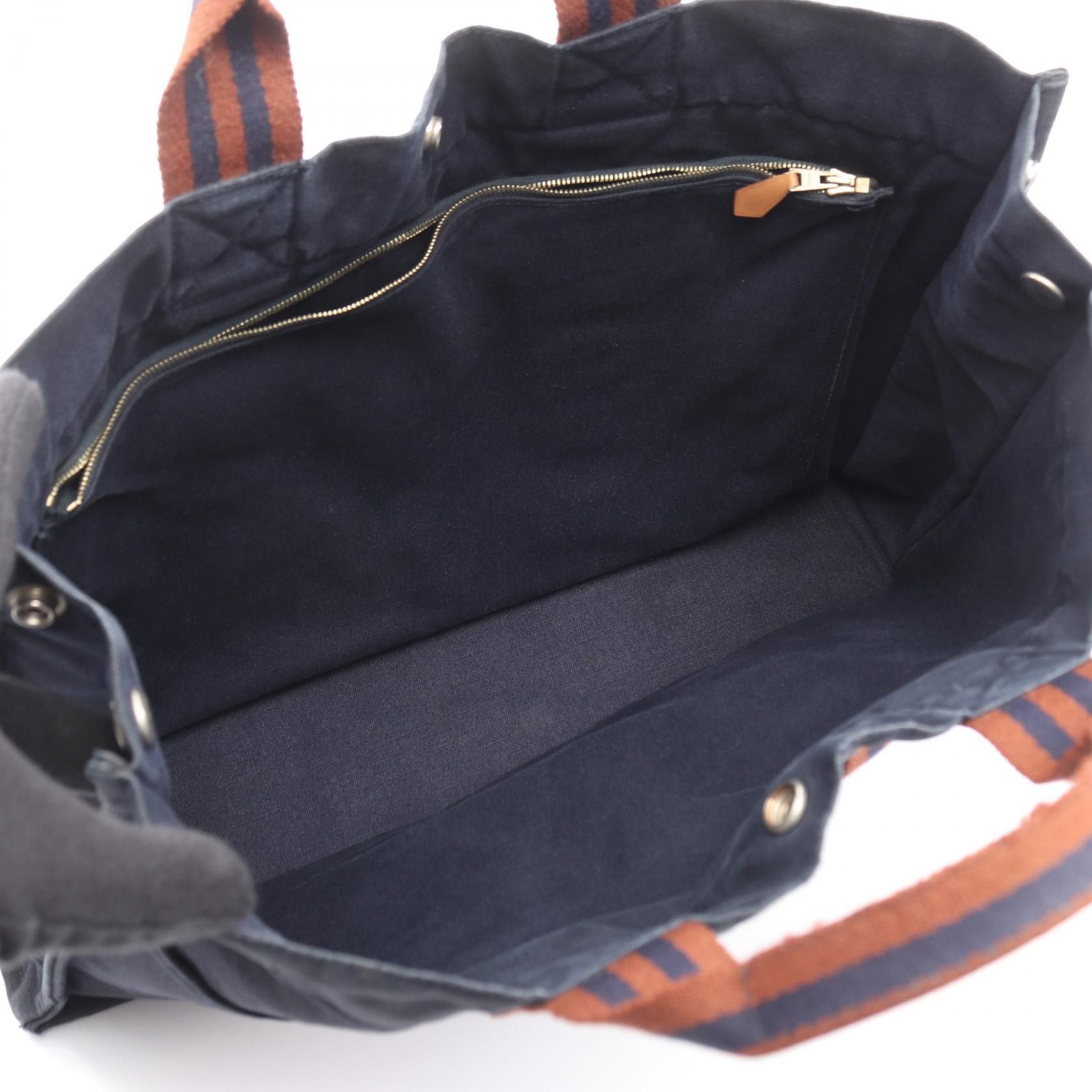 Hermes Hermes Hermes Fourre-Tout MM Canvas Tote Bag Textile Tote Bag DUTY FREE for USA Size ONE SIZE - 3 Thumbnail