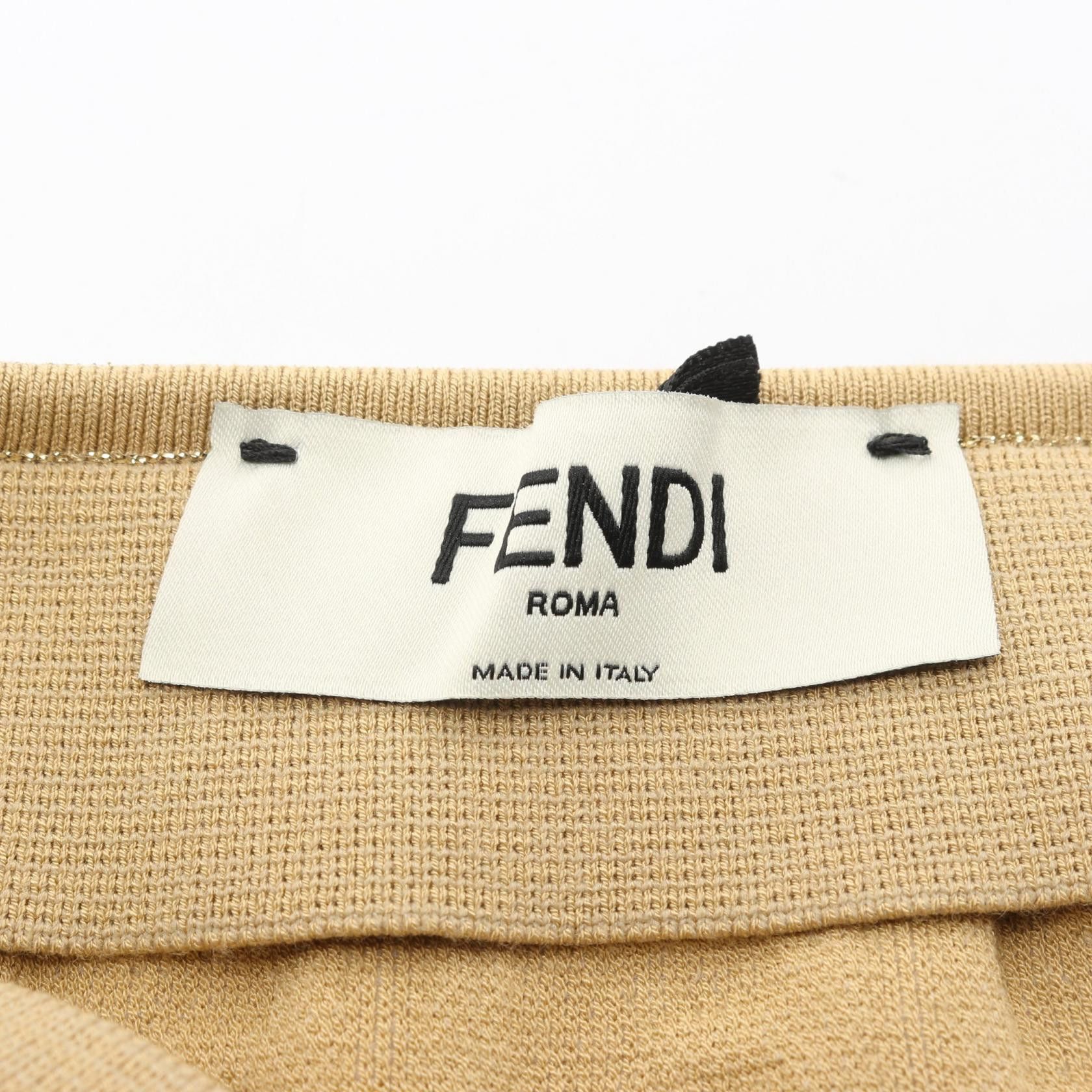 Fendi Fendi Fendi FF Pattern Rayon Polyester Skirt Textile Skirts DUTY FREE for USA Size ONE SIZE - 3 Thumbnail