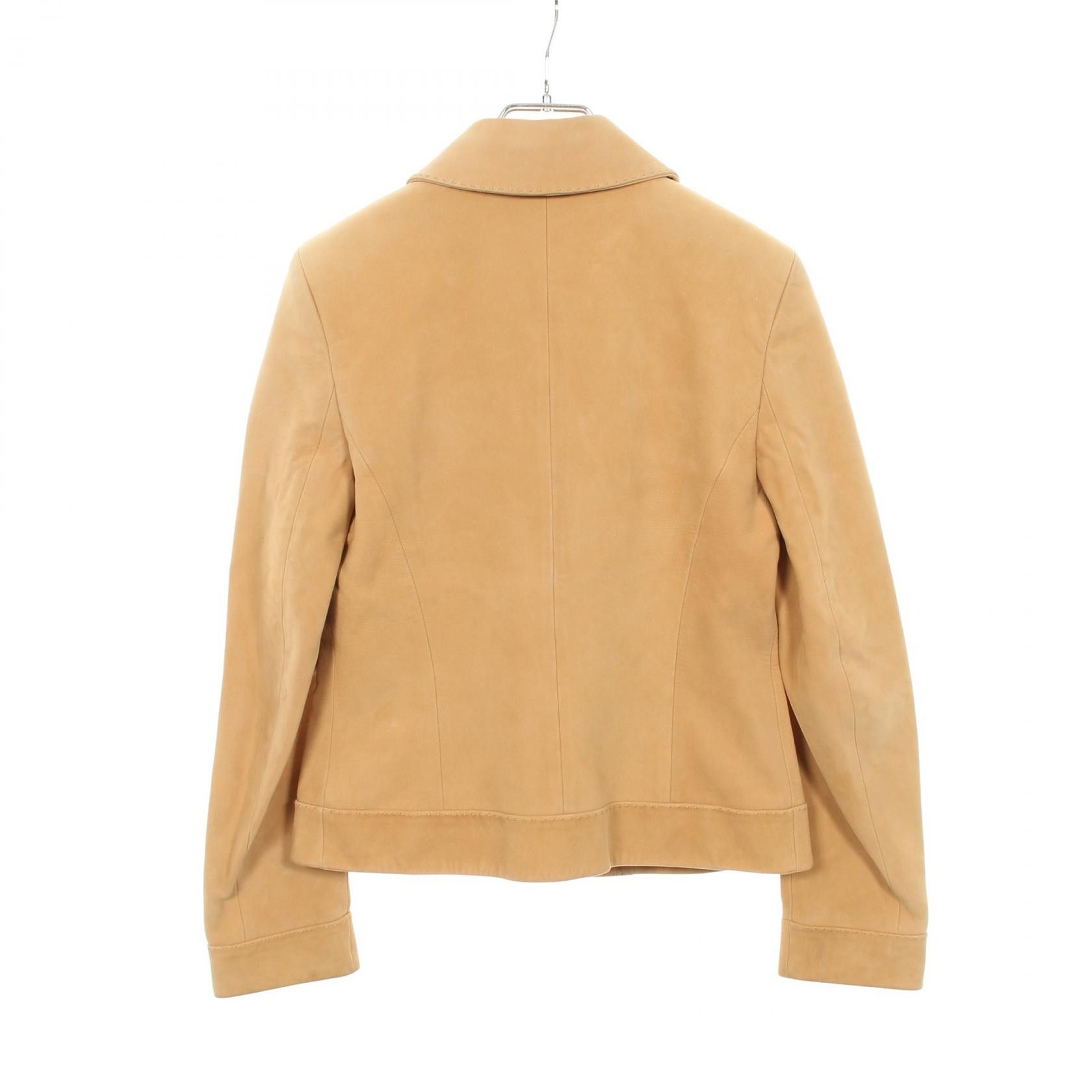 Loewe Loewe Loewe Suede Tailored Jacket Leather Outerwear DUTY FREE for USA Size ONE SIZE - 2 Thumbnail