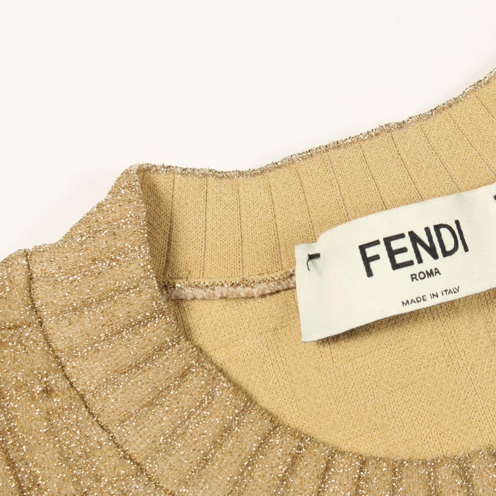 Fendi Fendi Fendi FF Knit Top Textile Tops DUTY FREE for USA Size ONE SIZE - 6 Thumbnail