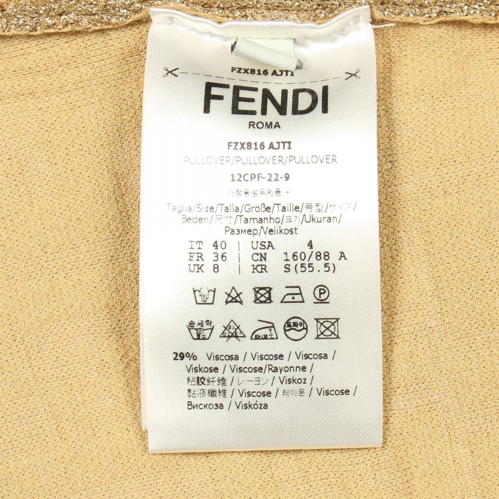 Fendi Fendi Fendi FF Knit Top Textile Tops DUTY FREE for USA Size ONE SIZE - 4 Thumbnail