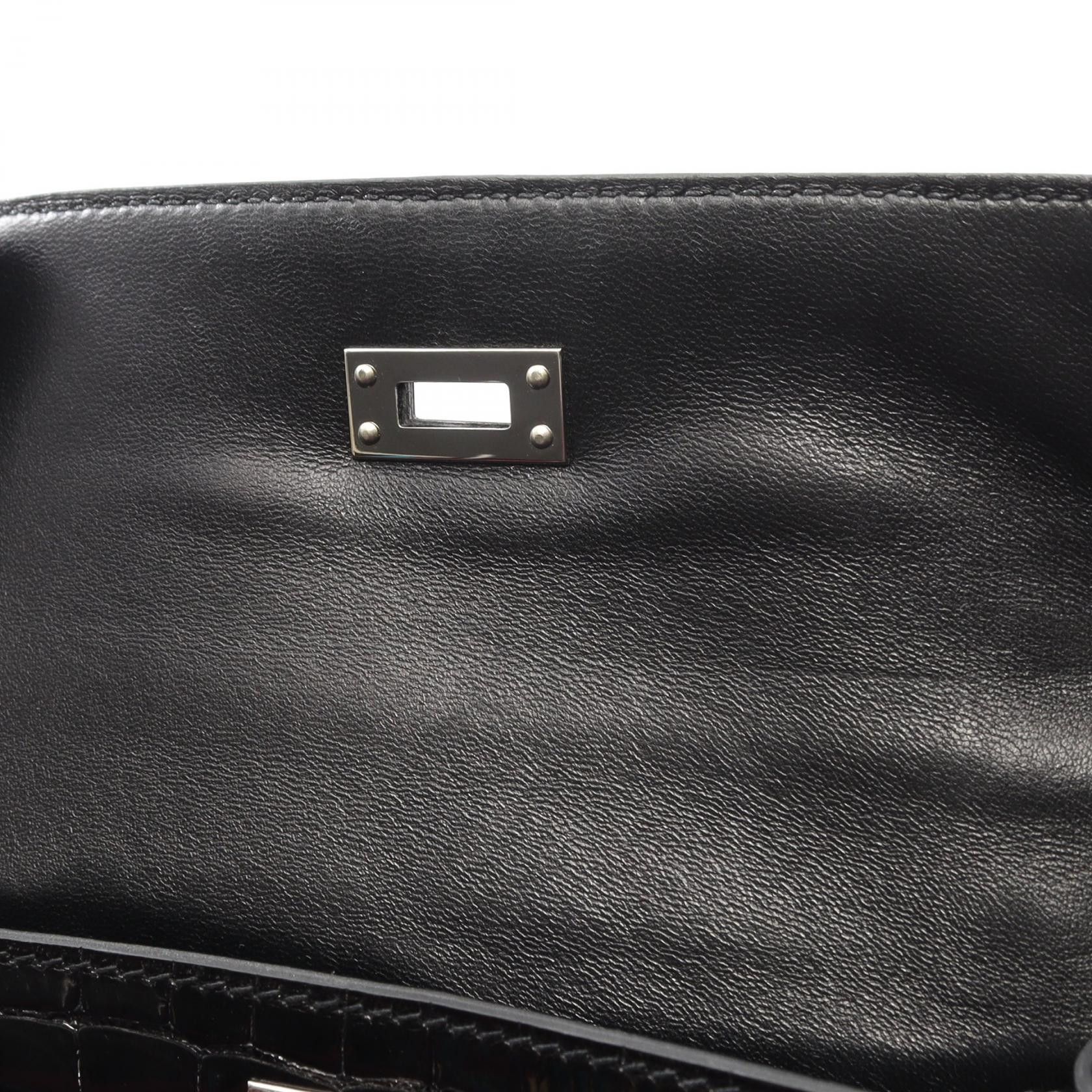 Hermes Hermes Hermes Pochette Kelly Mini Alligator Bag Leather Handbag M DUTY FREE for USA Size ONE SIZE - 7 Thumbnail