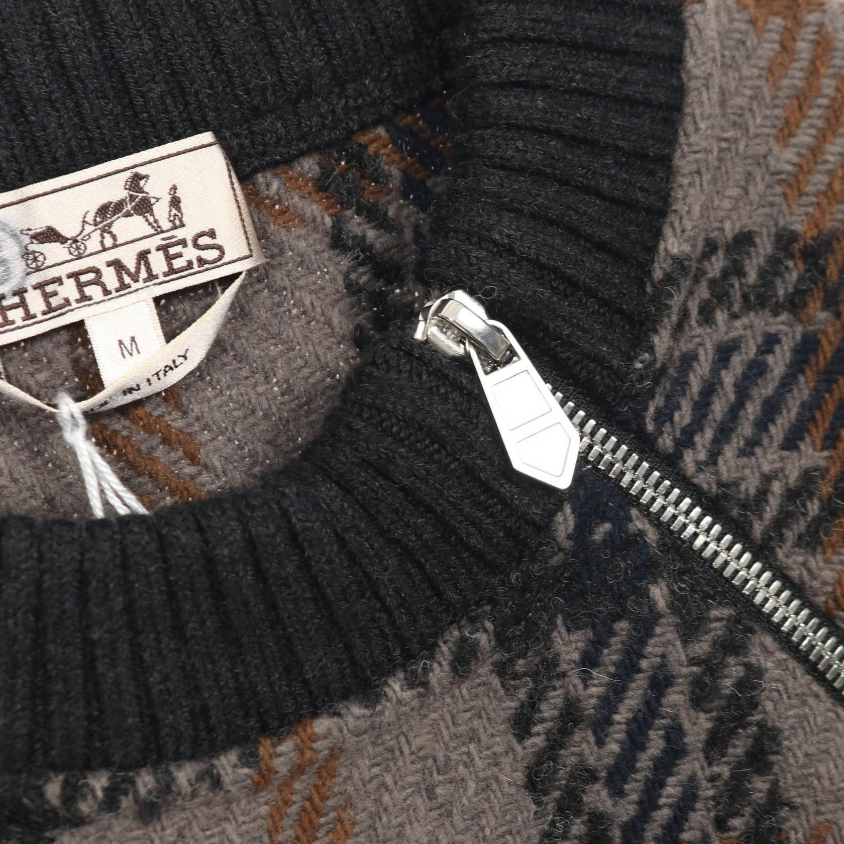 Hermes Hermes Hermes Wool Polyester Sweater Textile Tops DUTY FREE for USA Size ONE SIZE - 5 Thumbnail