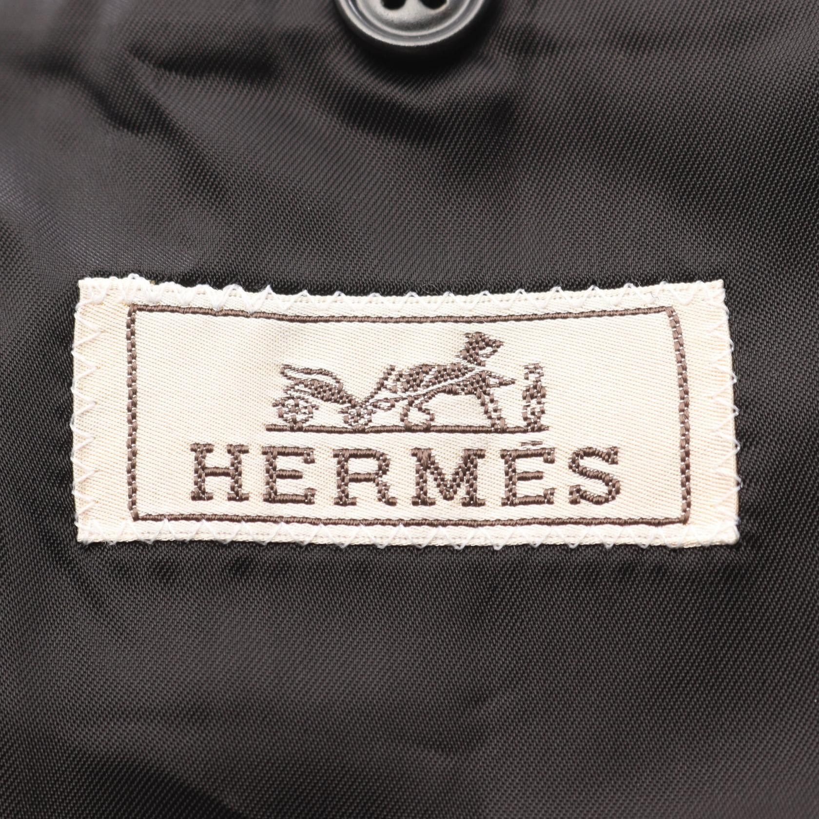 Hermes Hermes Hermes Wool Nylon Tailored Jacket Textile Outerwear DUTY FREE for USA Size ONE SIZE - 3 Thumbnail