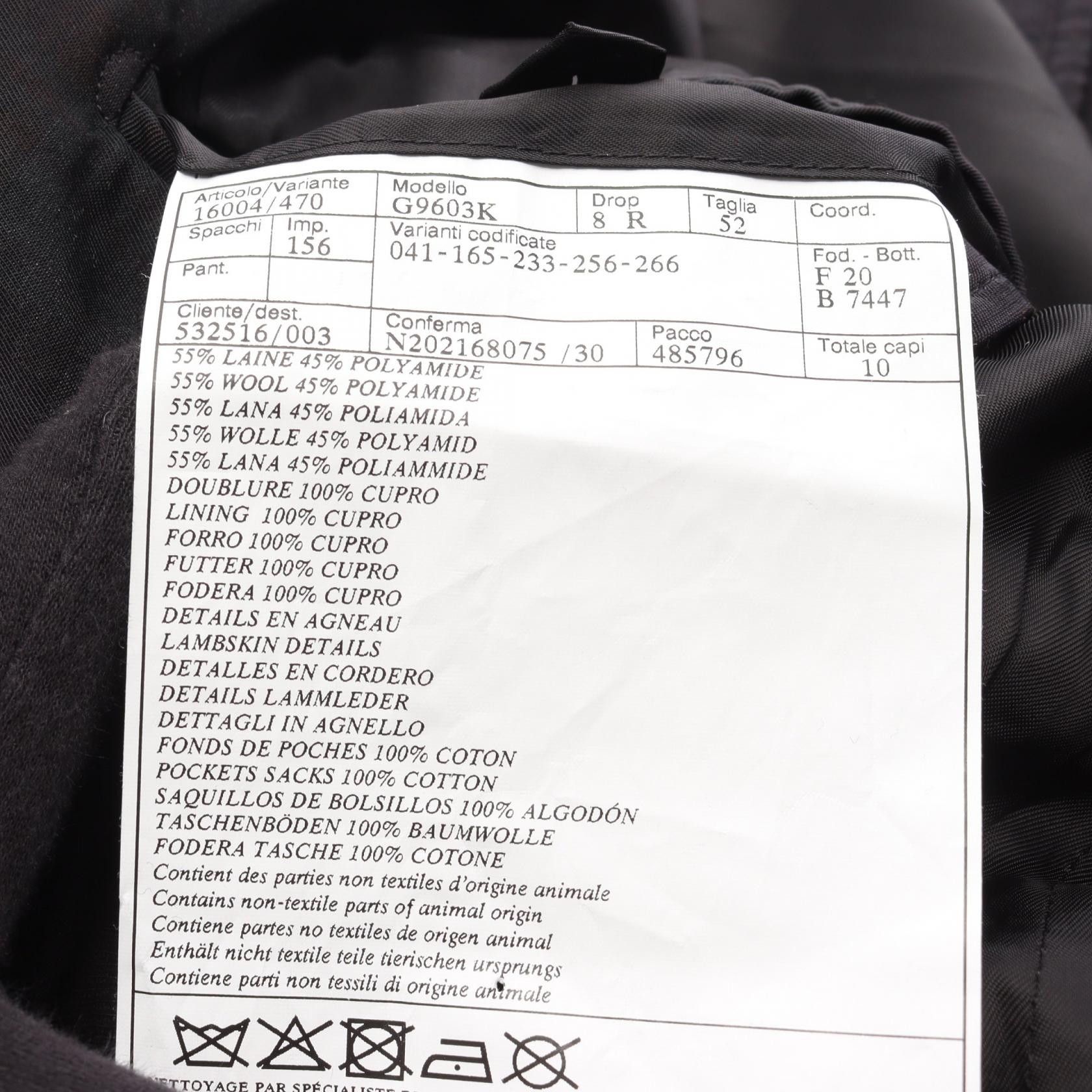 Hermes Hermes Hermes Wool Nylon Tailored Jacket Textile Outerwear DUTY FREE for USA Size ONE SIZE - 4 Thumbnail