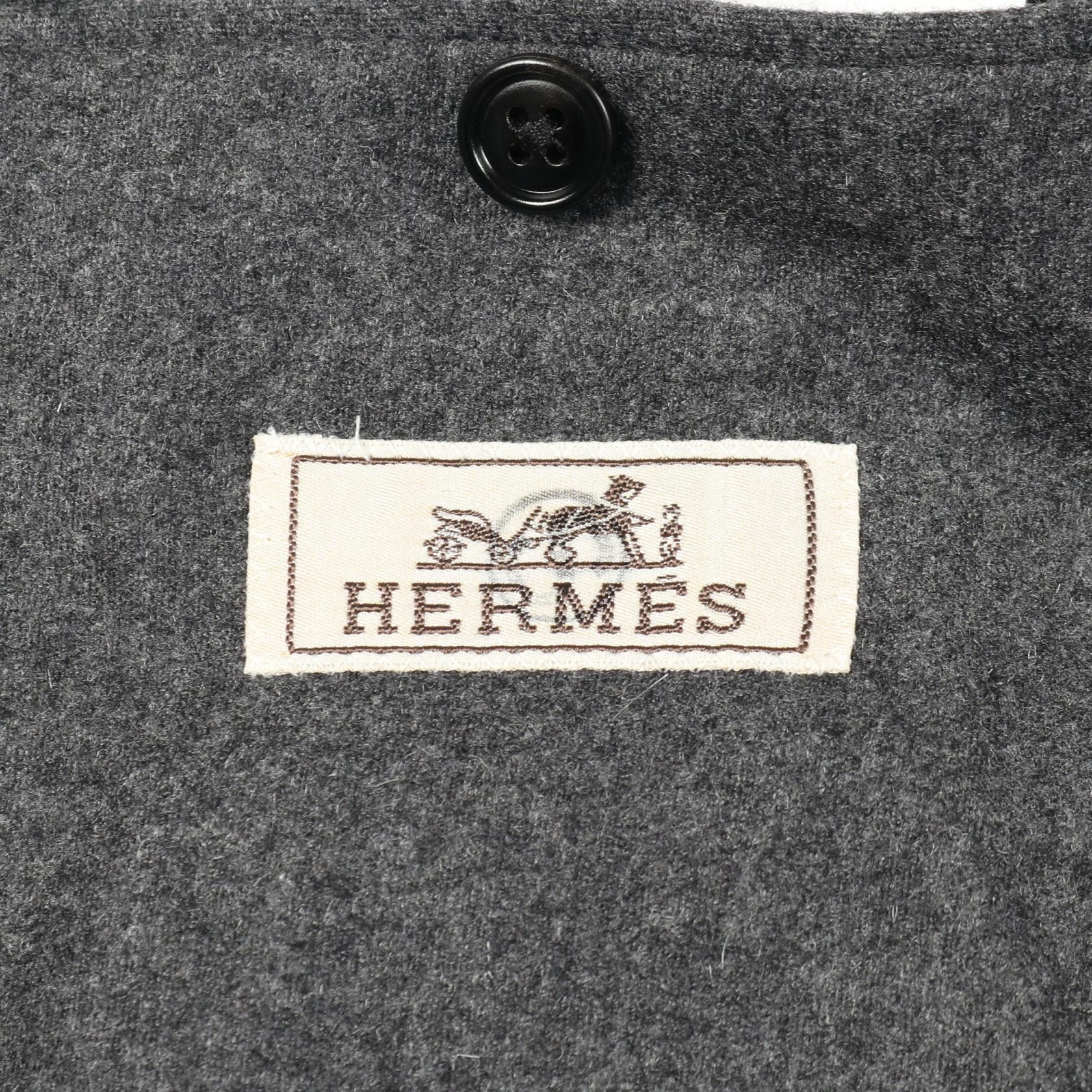 Hermes Hermes Hermes Wool Tailored Jacket Textile Outerwear DUTY FREE for USA Size ONE SIZE - 3 Thumbnail