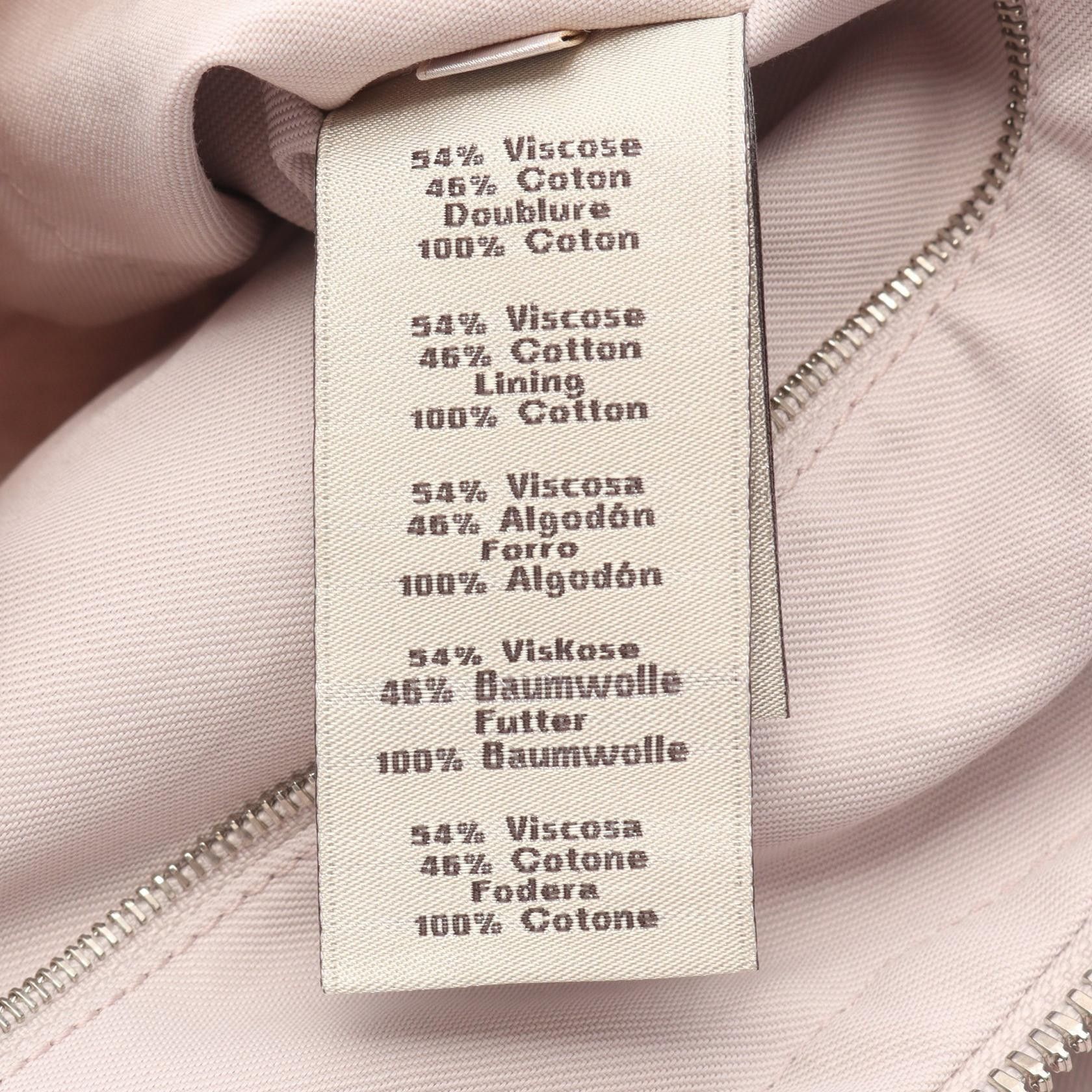 Hermes Hermes Hermes Cotton Viscose Blouson Textile Outerwear DUTY FREE for USA Size ONE SIZE - 4 Thumbnail