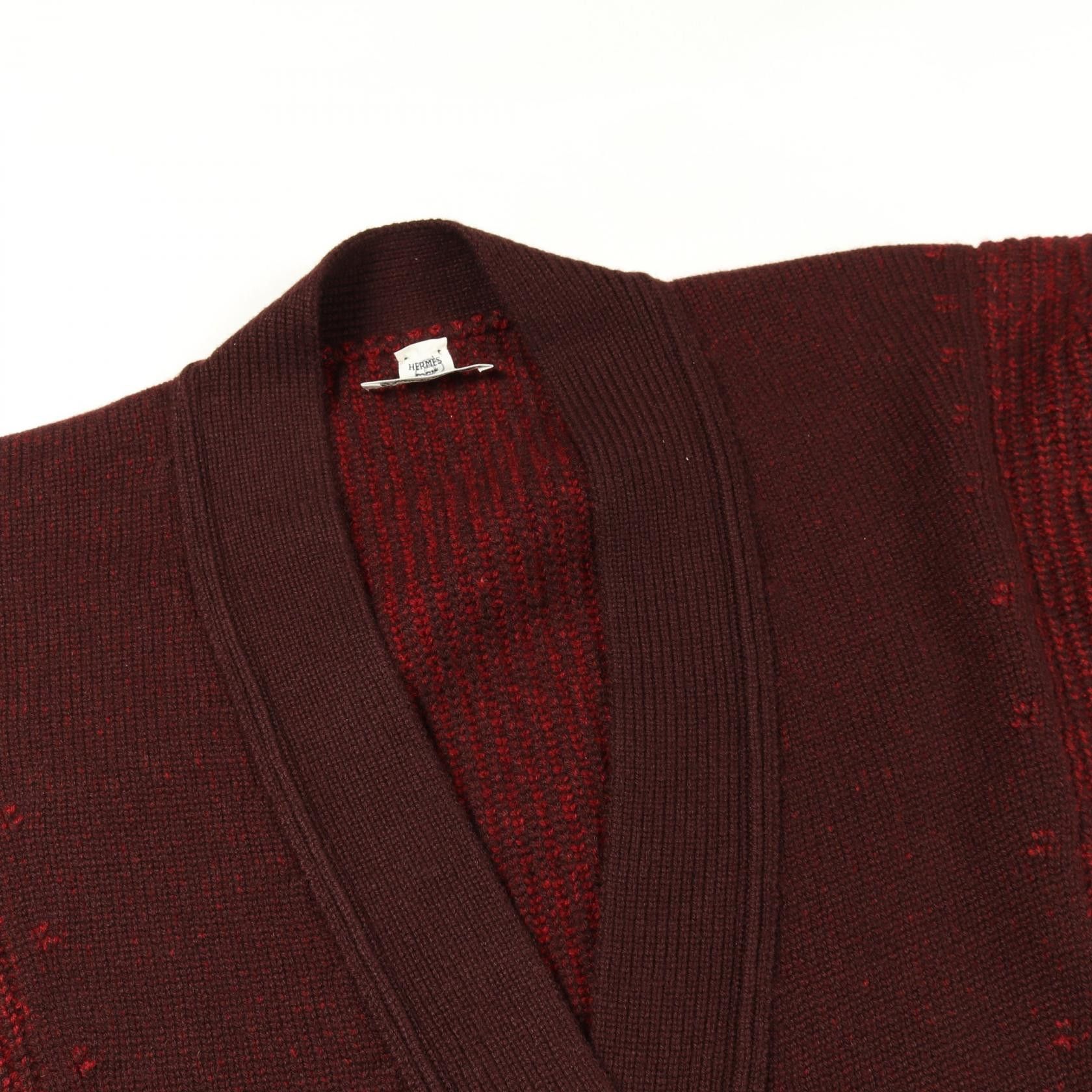 Hermes Hermes Hermes Cashmere Long Cardigan Textile Tops DUTY FREE for USA Size ONE SIZE - 6 Thumbnail