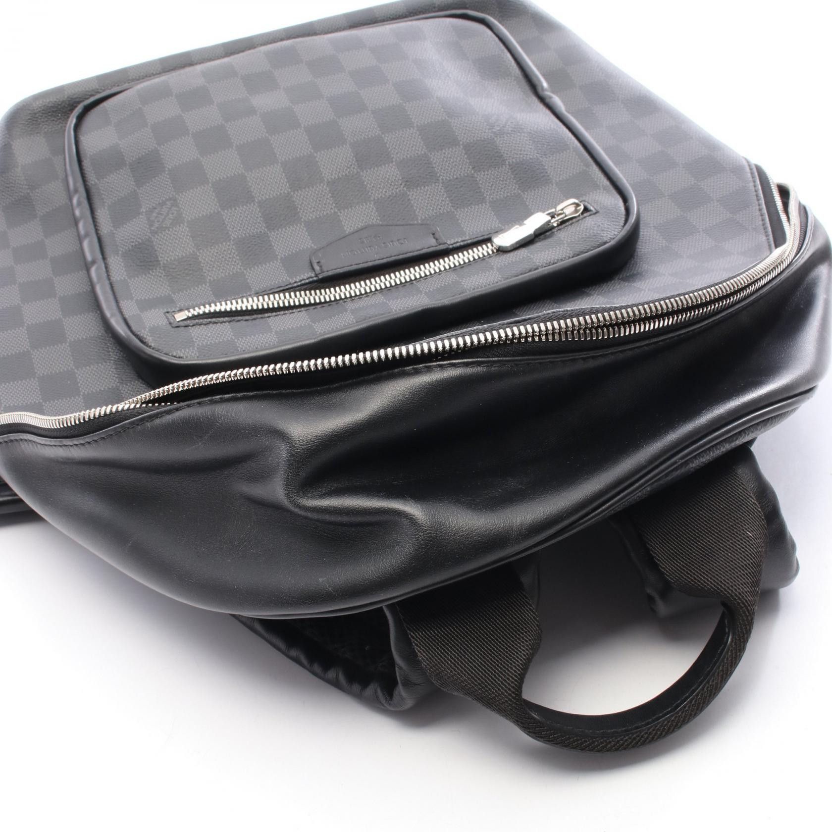 Louis Vuitton Louis Vuitton Louis Vuitton Josh Damier Graphite Backpack Textile Backpack N40365 DUTY FREE for USA Size ONE SIZE - 7 Thumbnail