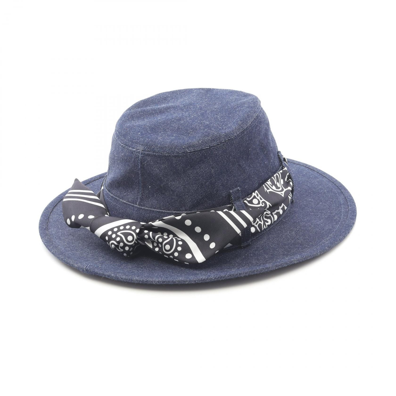 Hermes Hermes Hermes Heloise Silky Cotton Hat Textile Hats DUTY FREE for USA Size ONE SIZE - 2 Thumbnail