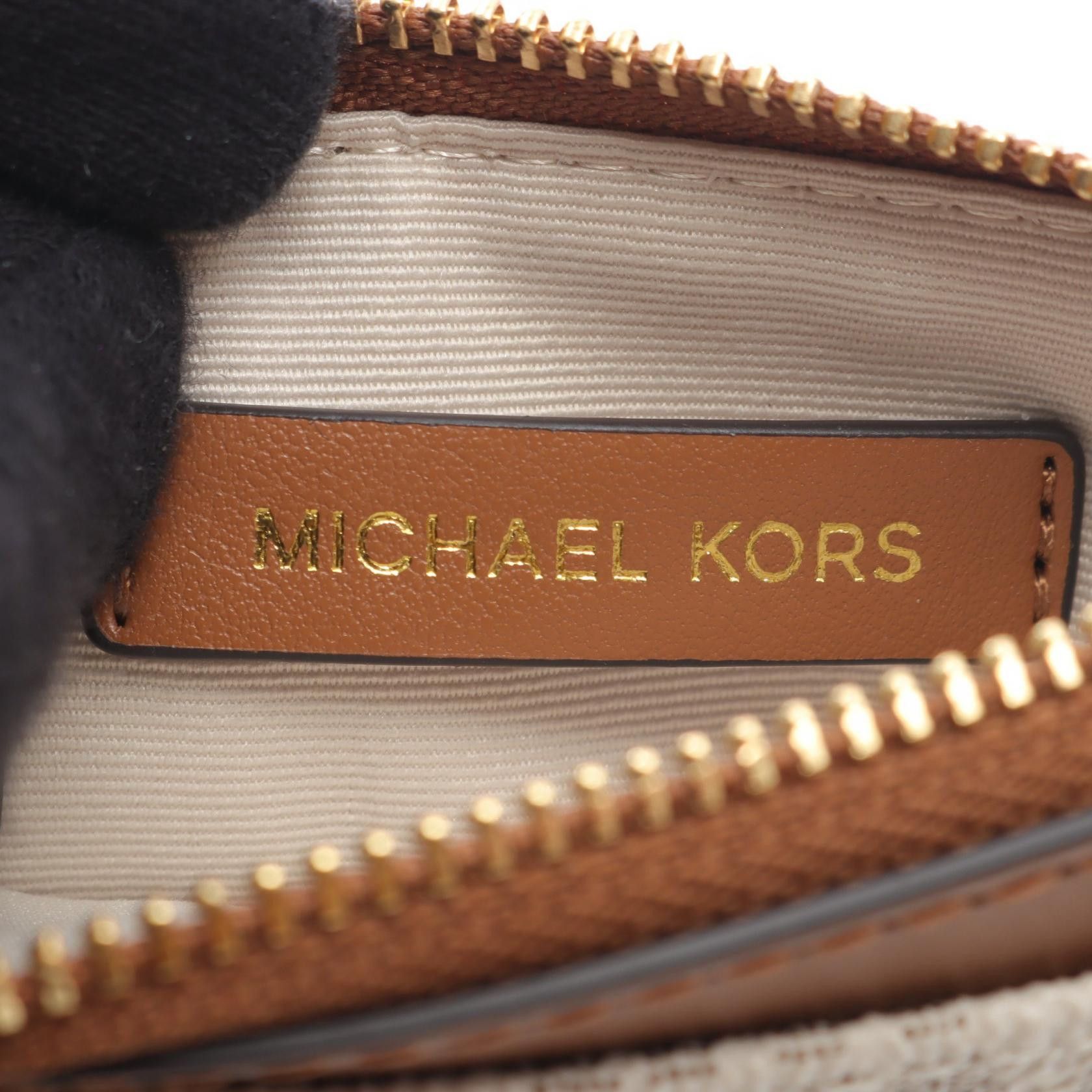 Michael Kors Michael Kors Michael Kors JET SET Leather PVC Coin Case Leather Coin Case 32F5GJ6D8B149 DUTY FREE for USA Size ONE SIZE - 4 Thumbnail